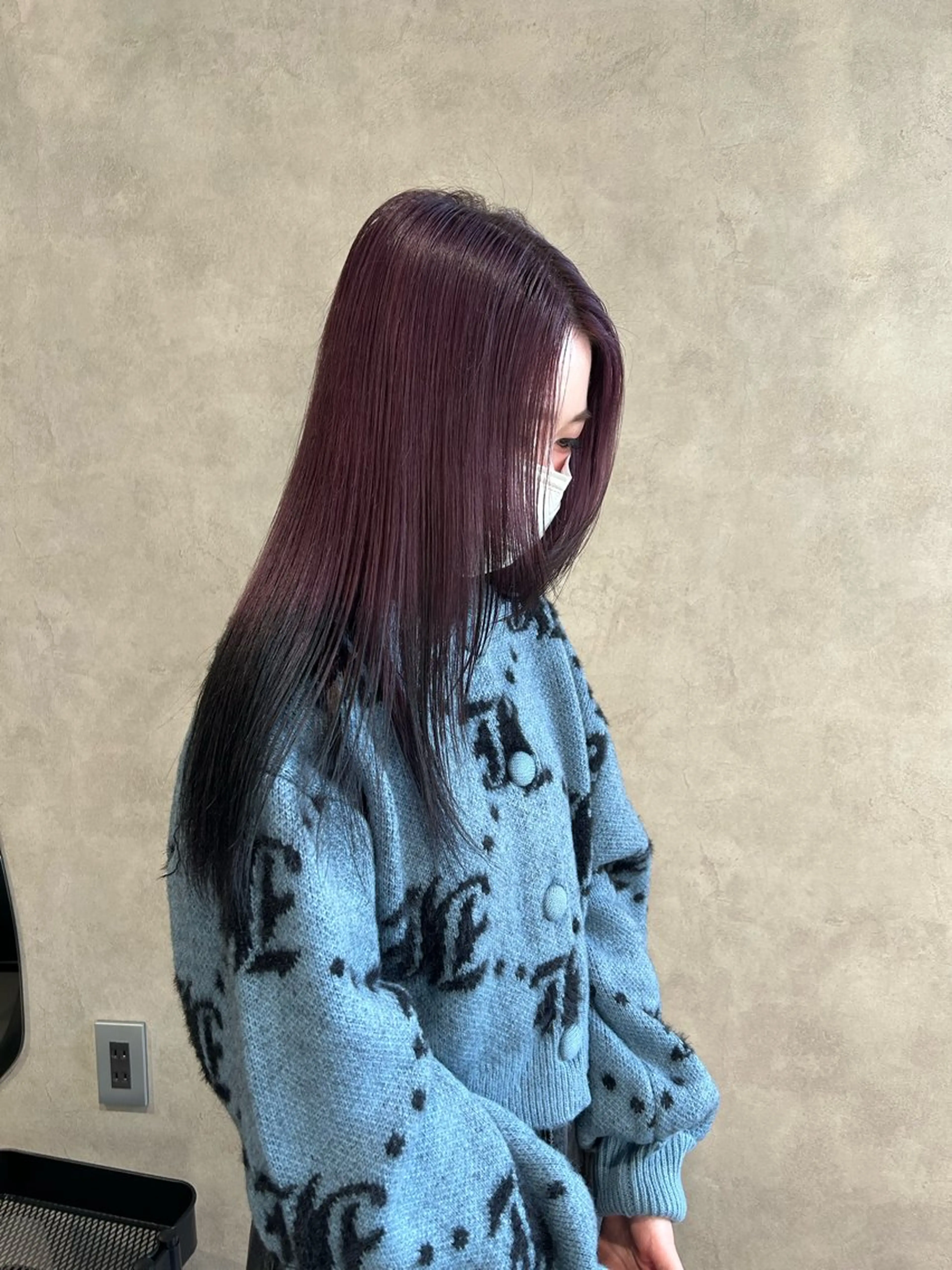 ロング カラー 髪質改善 ヘアカラー トリートメント 《.Xian》リク /透明感カラー/艶髪のヘアスタイル