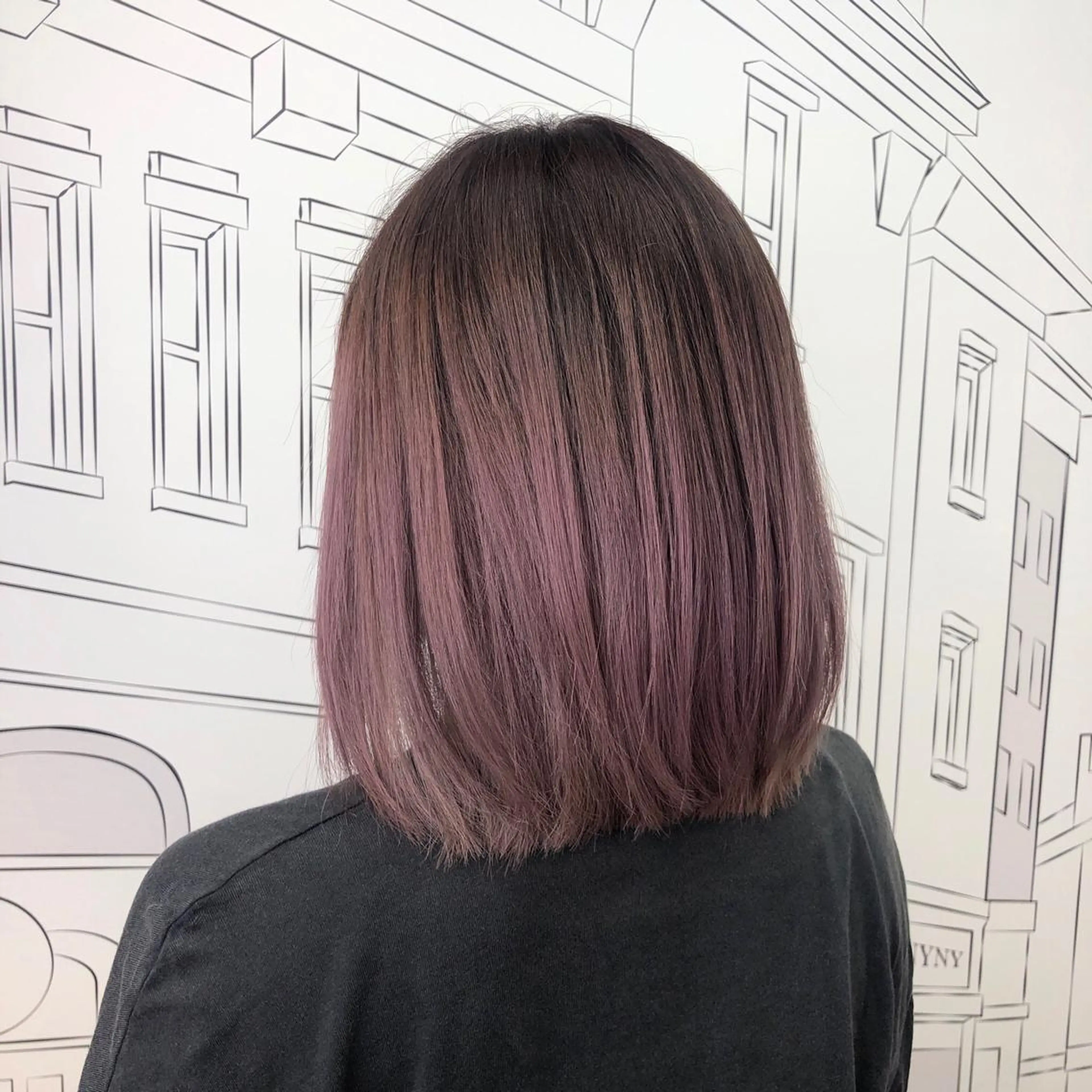 ミディアム カラー レイヤー,ボブ / 彩未のヘアスタイル