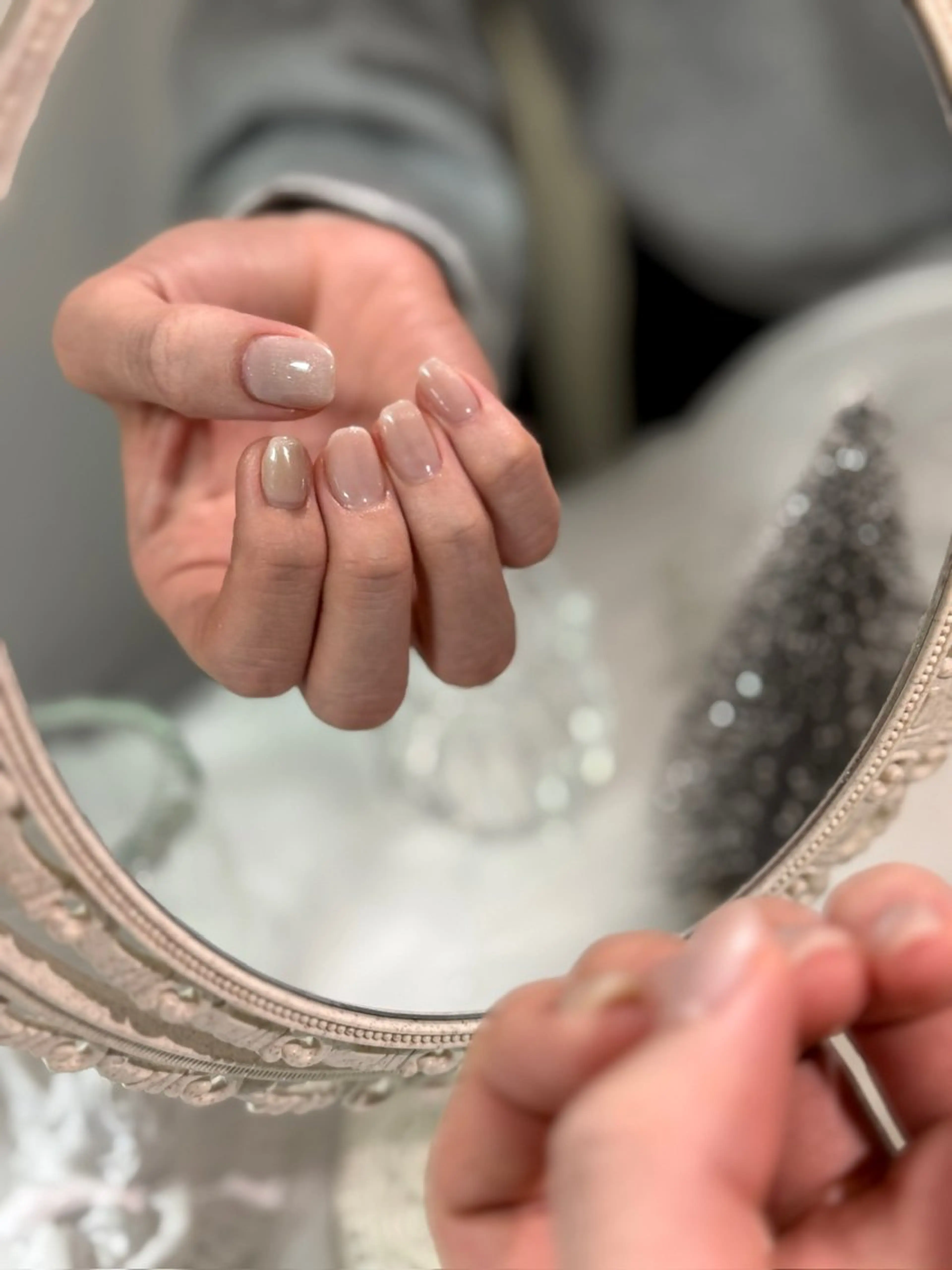 ネイル オフィスネイル ワンカラーネイル ハンドネイル __ otoのネイルデザイン