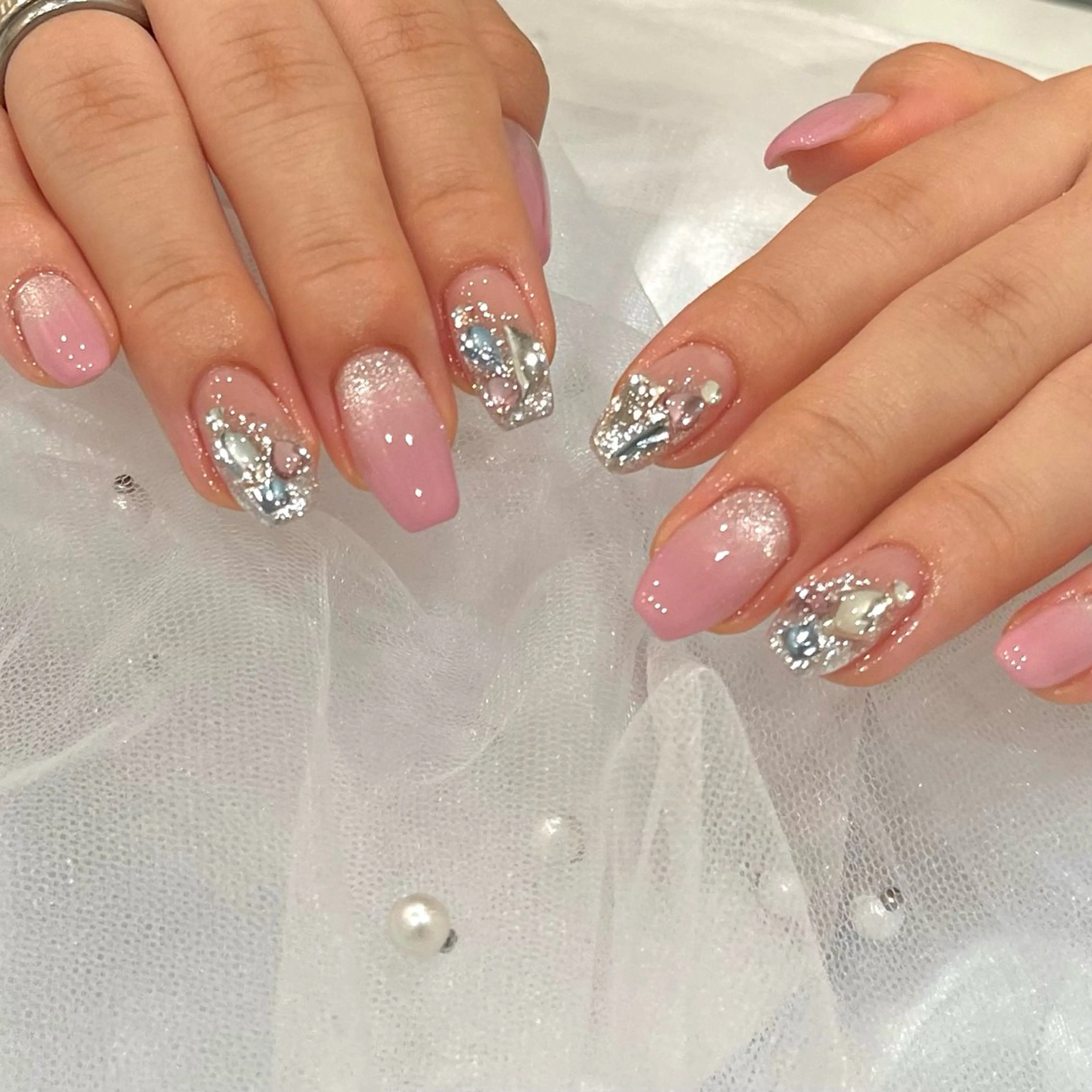 ネイル 韓国ネイル ワンホンネイル ハンドネイル COCO  NAIL所属・COCO NAILのネイルデザイン