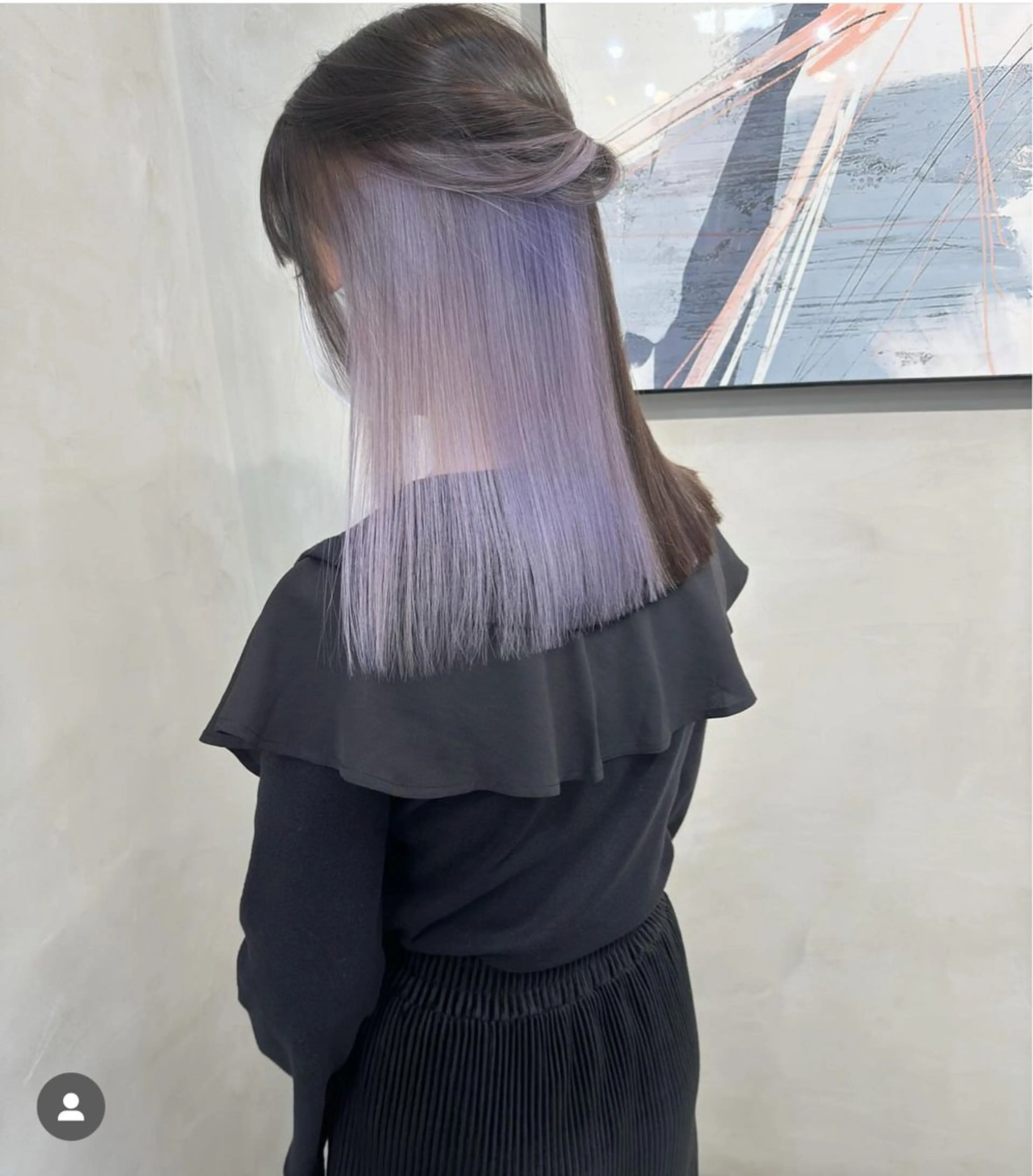 カラー ラベンダーカラー ヘアカラー ダメージレスブリーチ 専門美容師/クワさんのヘアスタイル