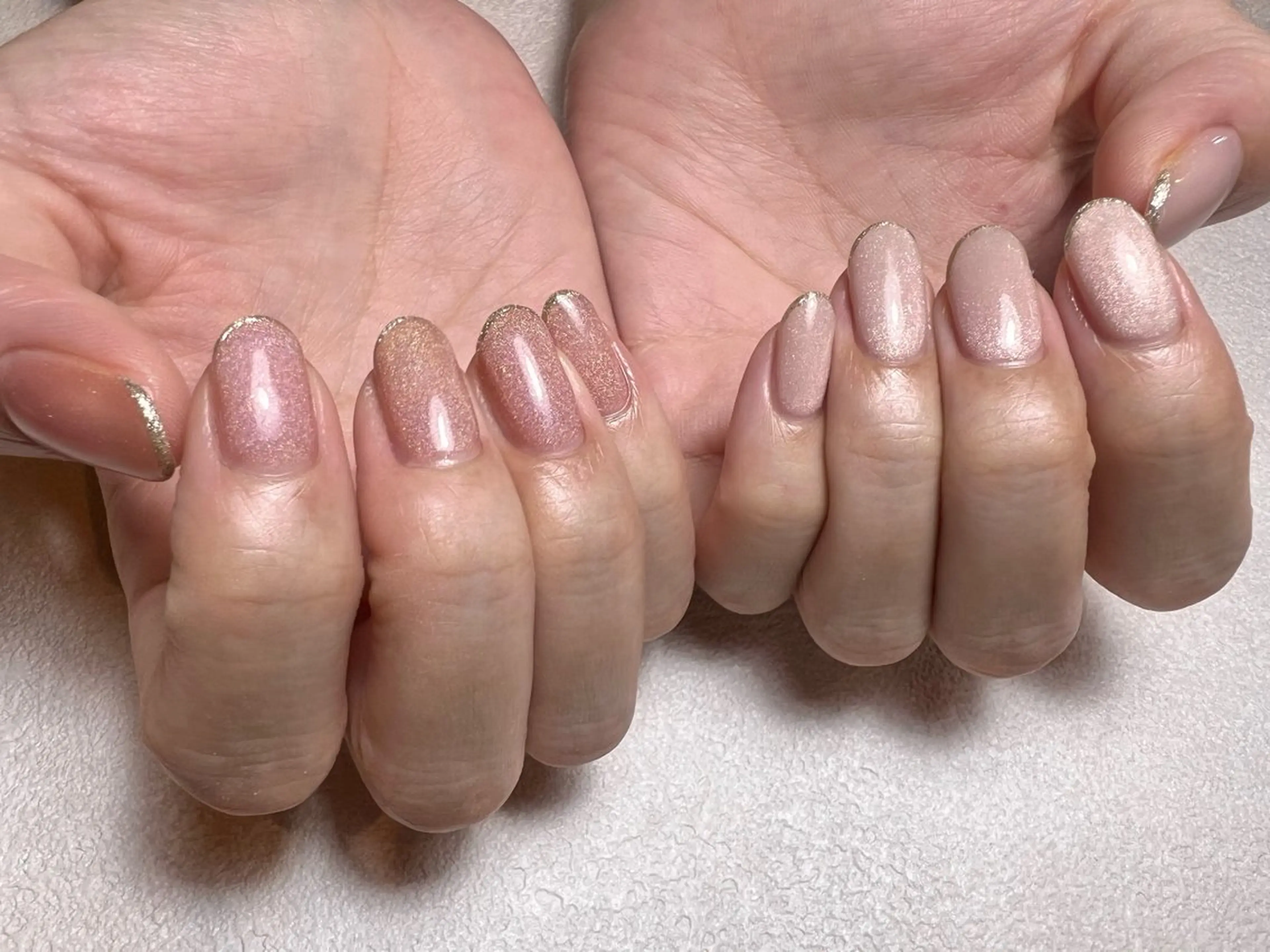 ネイル ラメ(グリッター) ハンドネイル private salon Lem.所属・Lem. Sayaのネイルデザイン