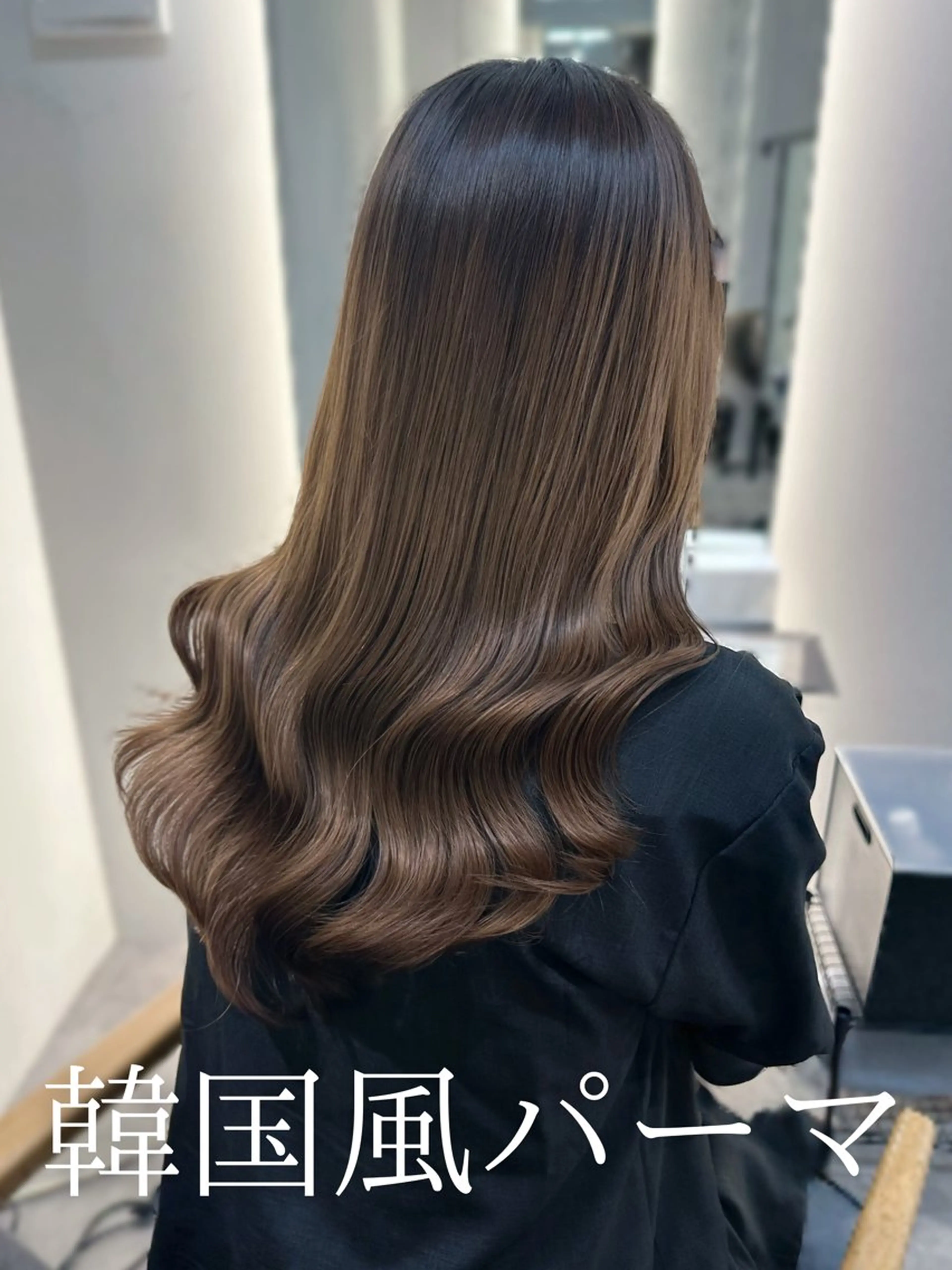 セミロング 韓国風パーマ/ 韓国ヘア/大森千寛のヘアスタイル