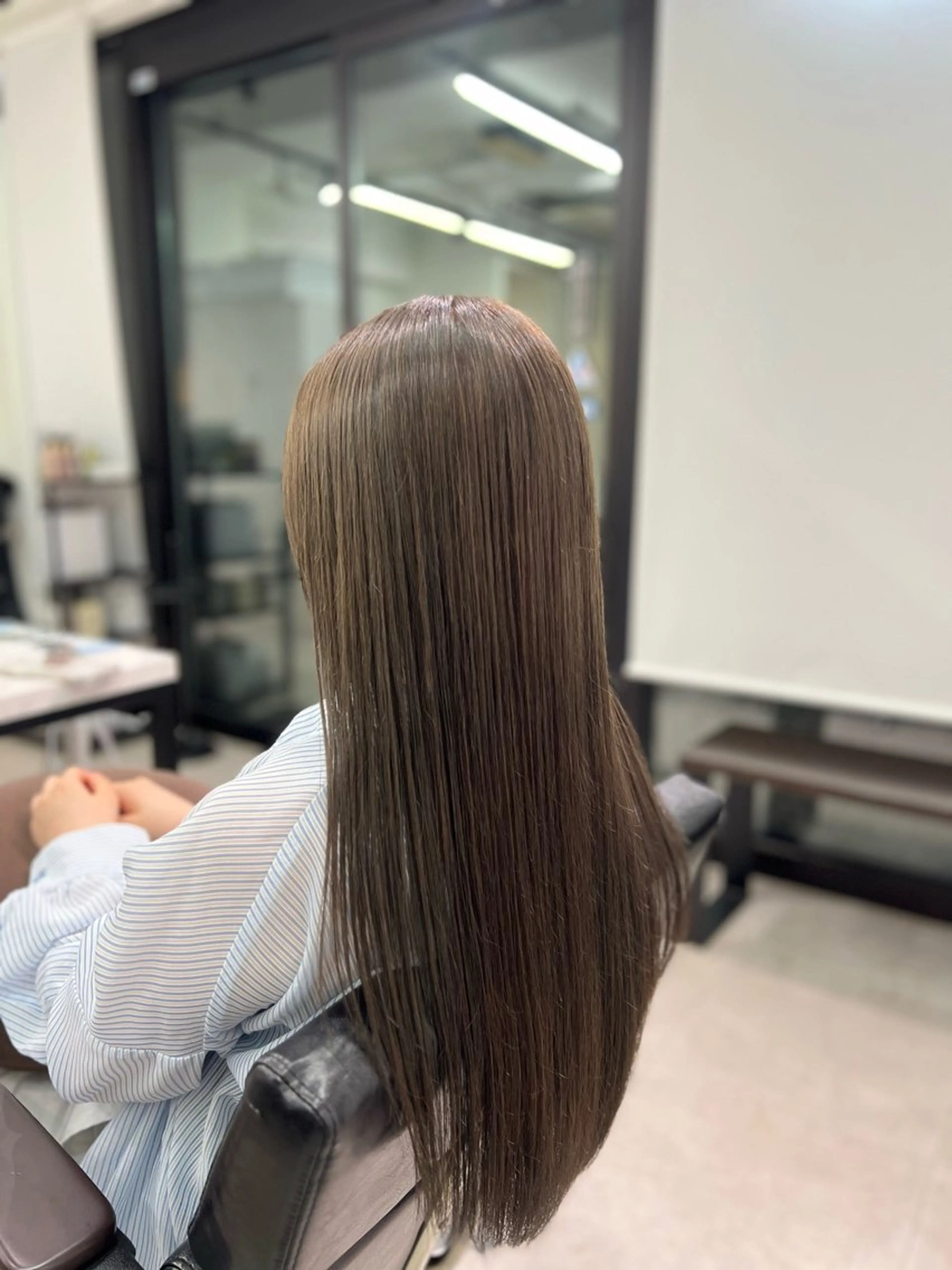 ロング カラー kei/透明感カラー /縮毛矯正/メンズのヘアスタイル