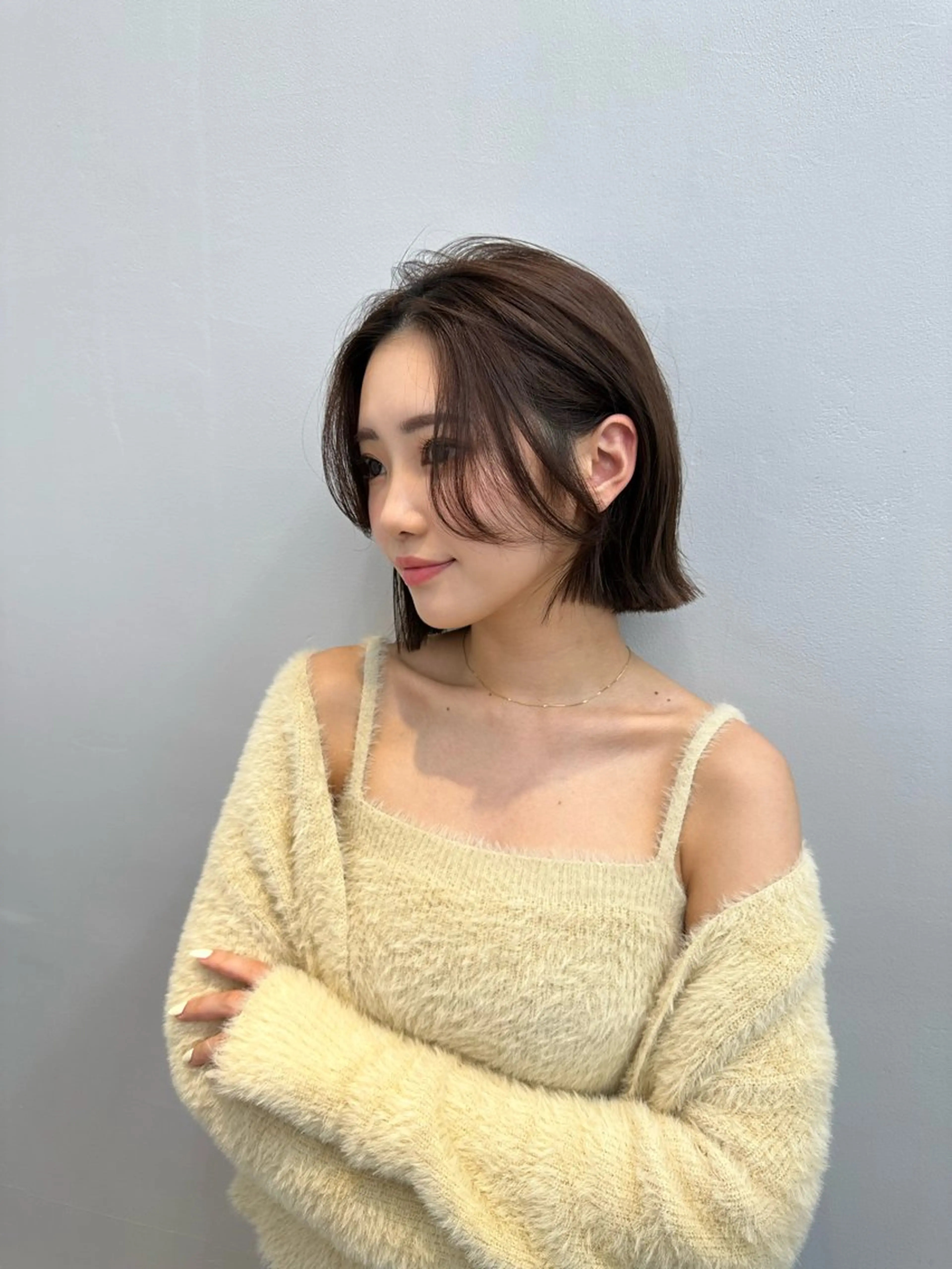 ミディアム タンバルモリ/ タッセルボブ/神山のヘアスタイル