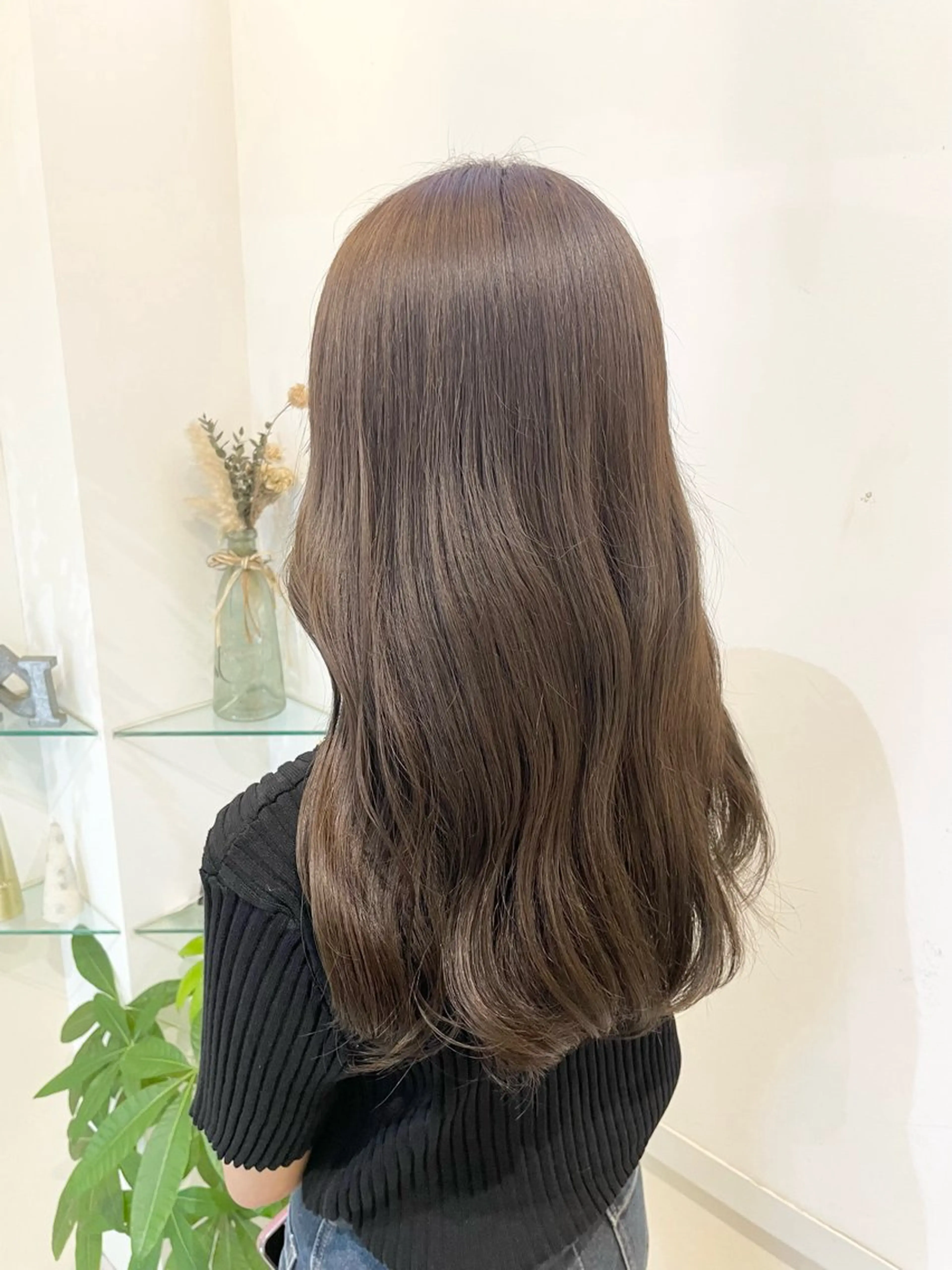 ロング カラー カット ヘアカラー トリートメント 髪質改善カラー🤍 エクステ✨君島由実子のヘアスタイル
