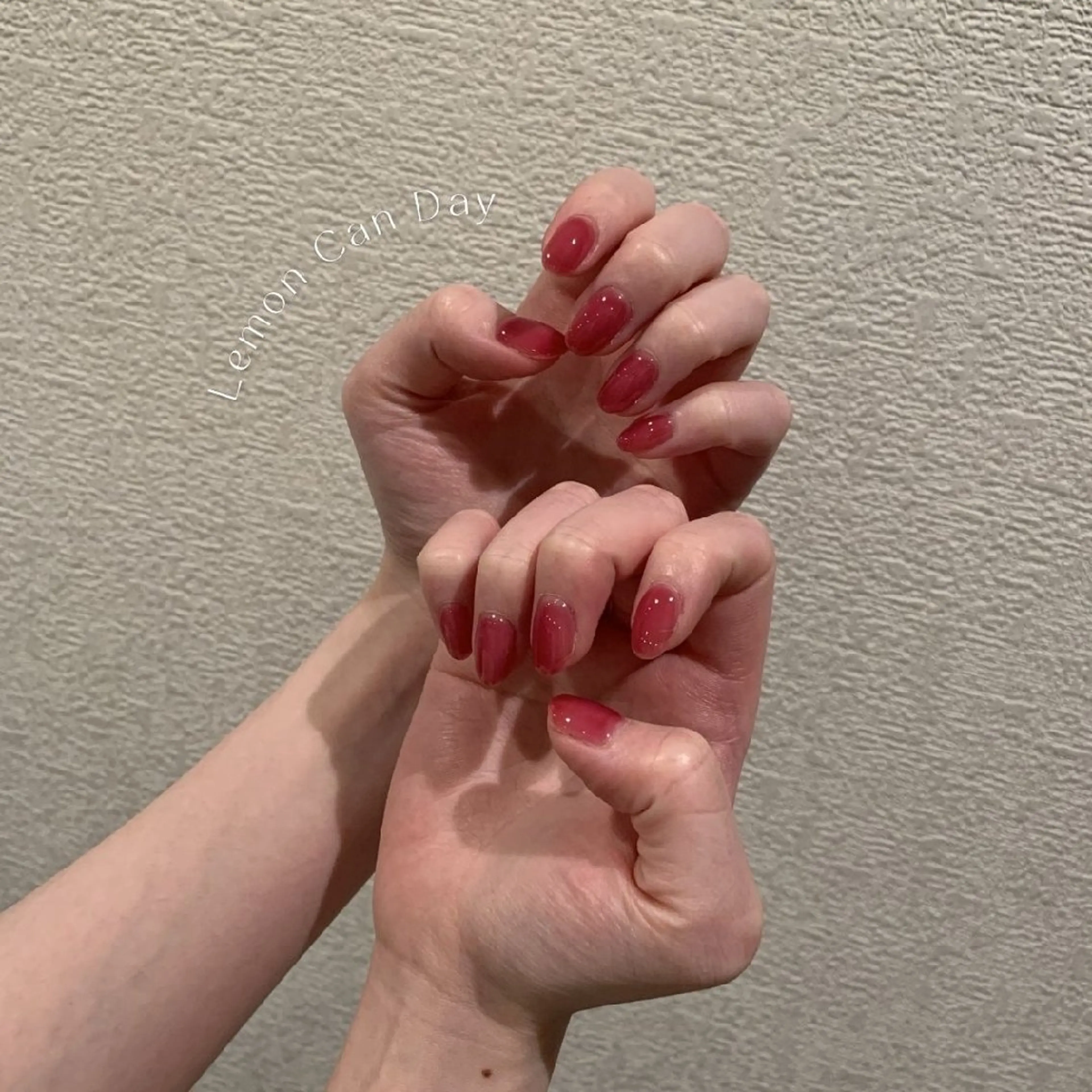 ネイル ワンカラーネイル LCD URARAのネイルデザイン