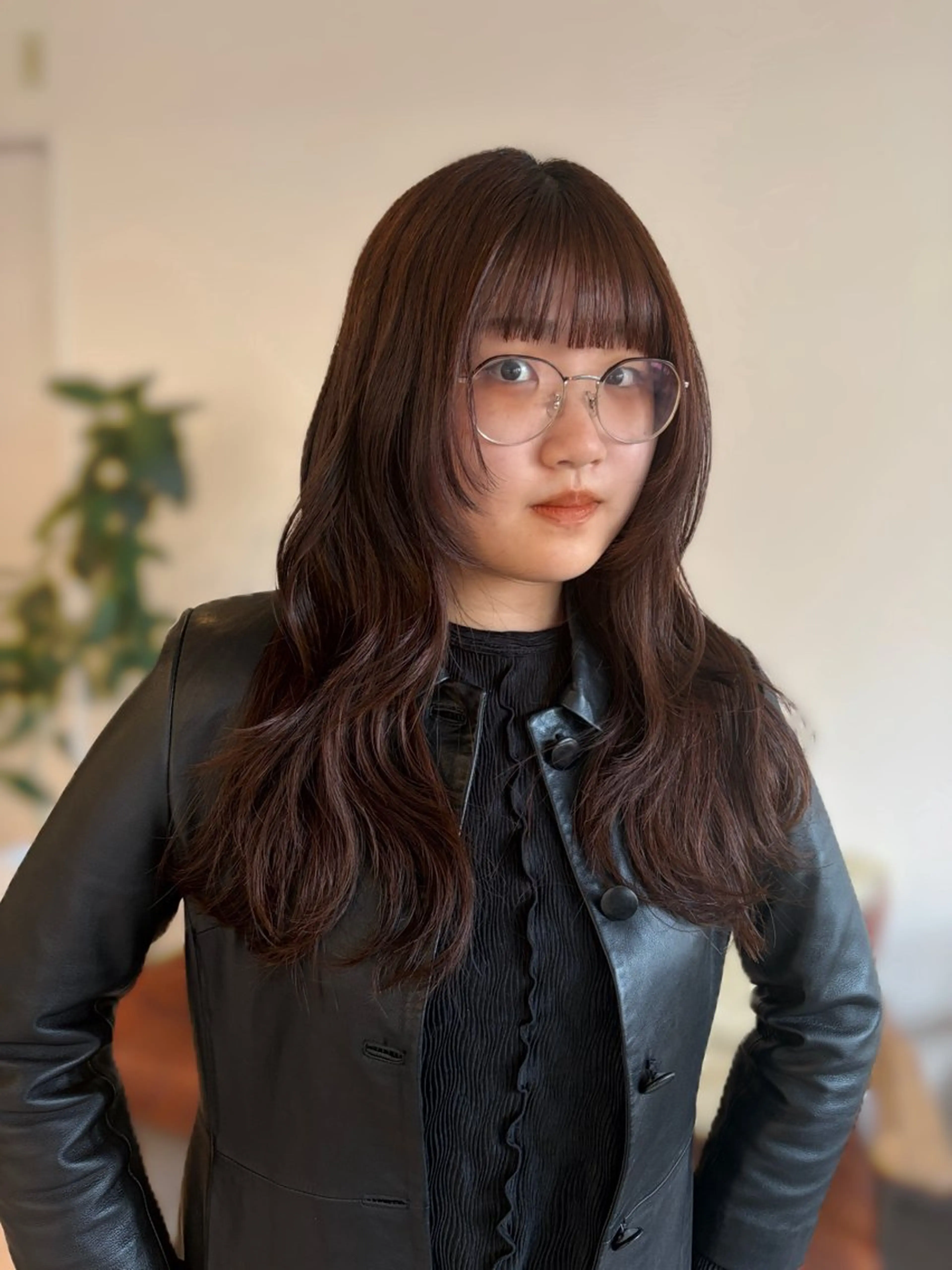 ロング デザインカラー∕ レイヤーカット/ねねのヘアスタイル