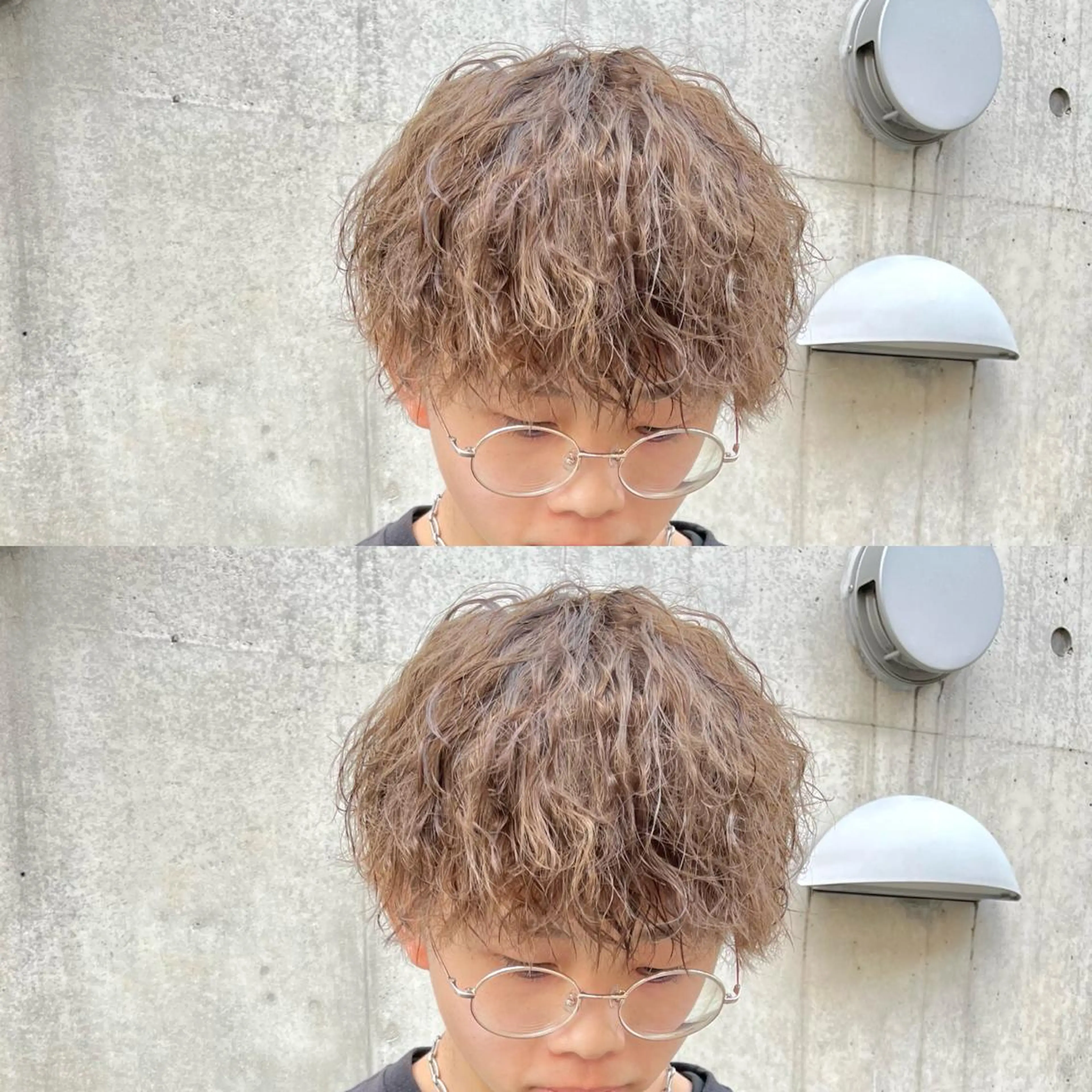 ショート カラー パーマ ヘアアレンジ メンズ マッシュ メンズパーマ メンズツイストパーマ スパイラルパーマ ツイストパーマ メンズパーマの達人 🌟川内絵人のヘアスタイル