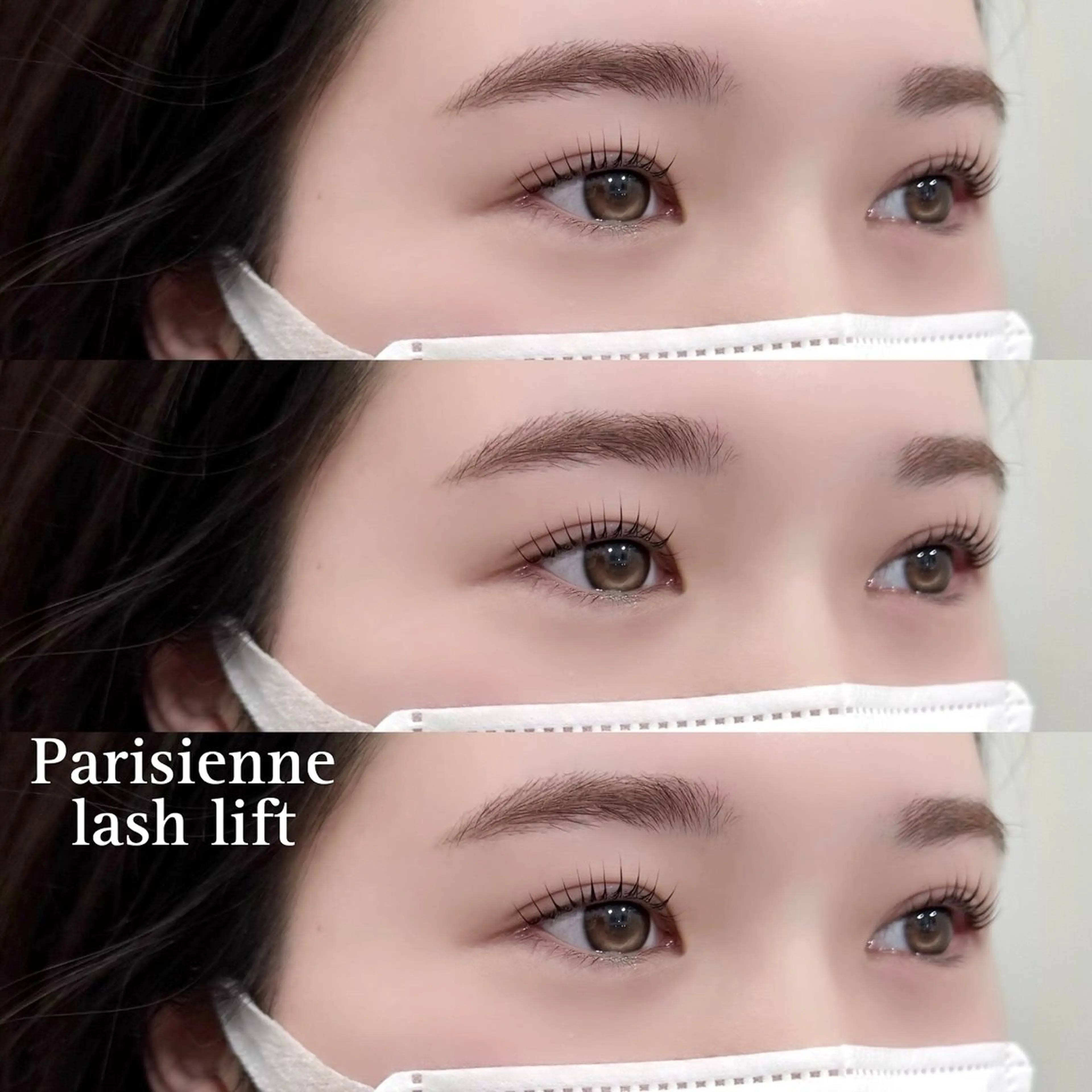 マツエク・マツパ パリジェンヌラッシュリフト マツパ une fleur momokaのマツエク・マツパデザイン