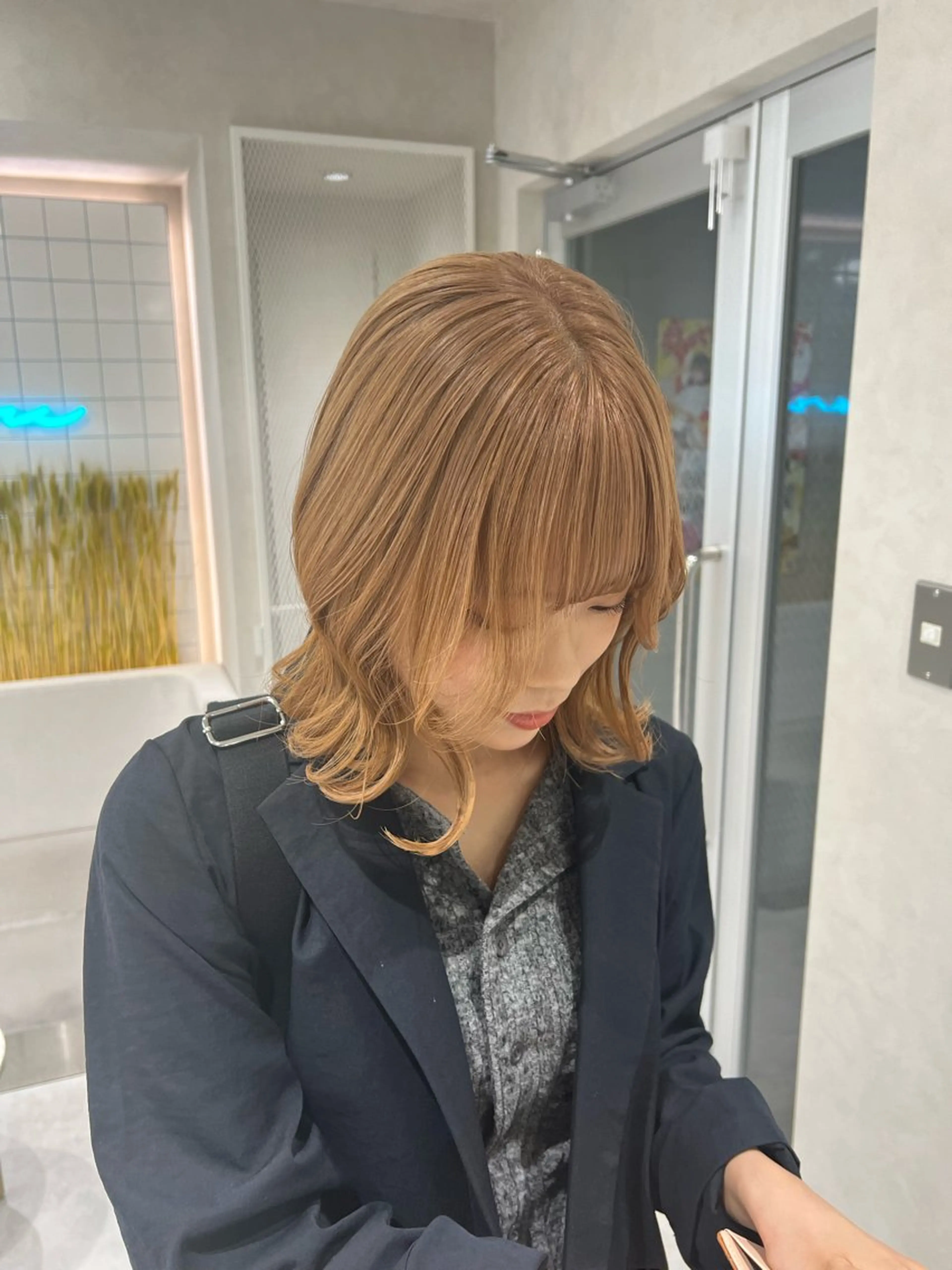 カット&ダブルカラー&髪質改善トリートメントの写真