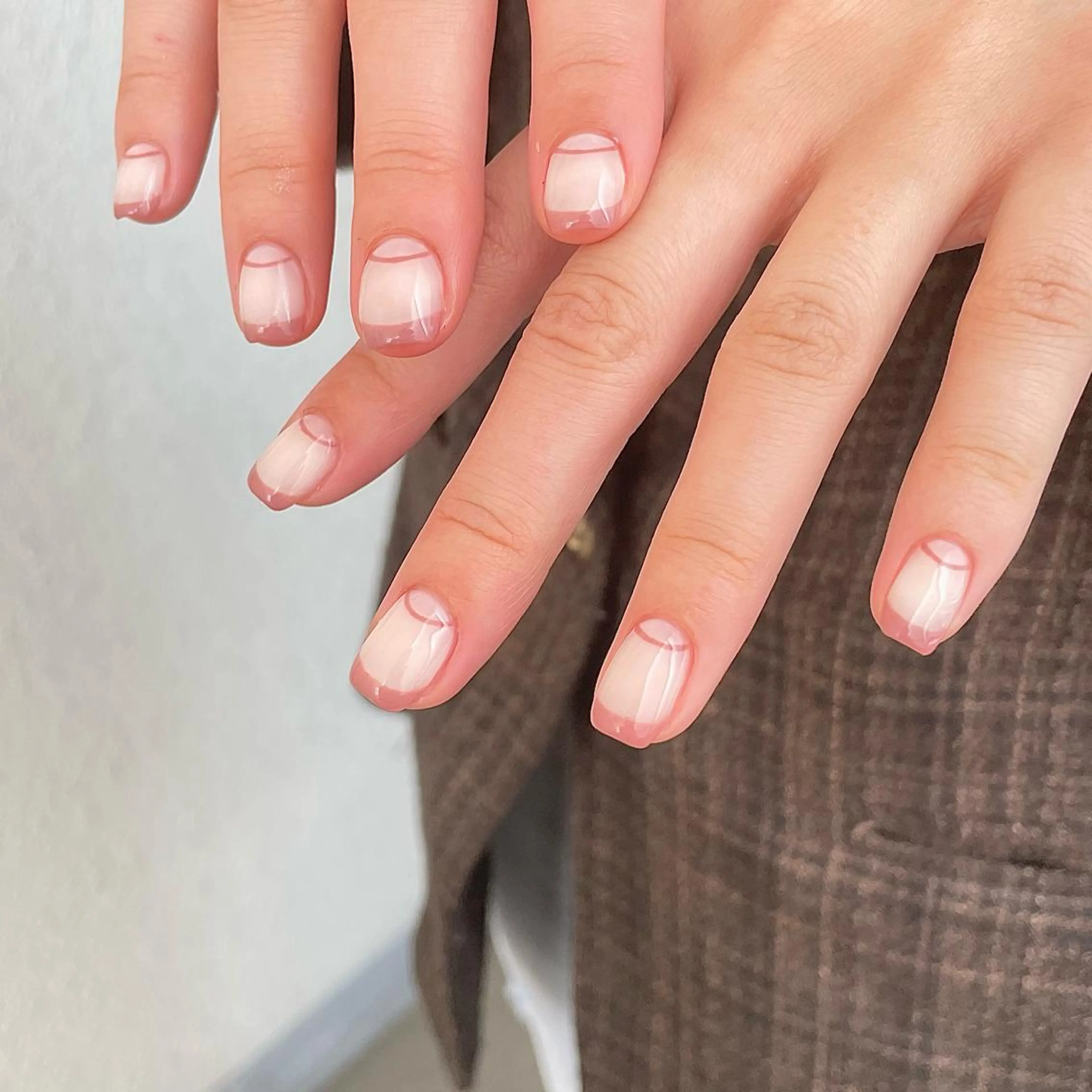 ネイル フレンチネイル ハンドネイル Nailsalon BLOOM🌷 山崎のネイルデザイン