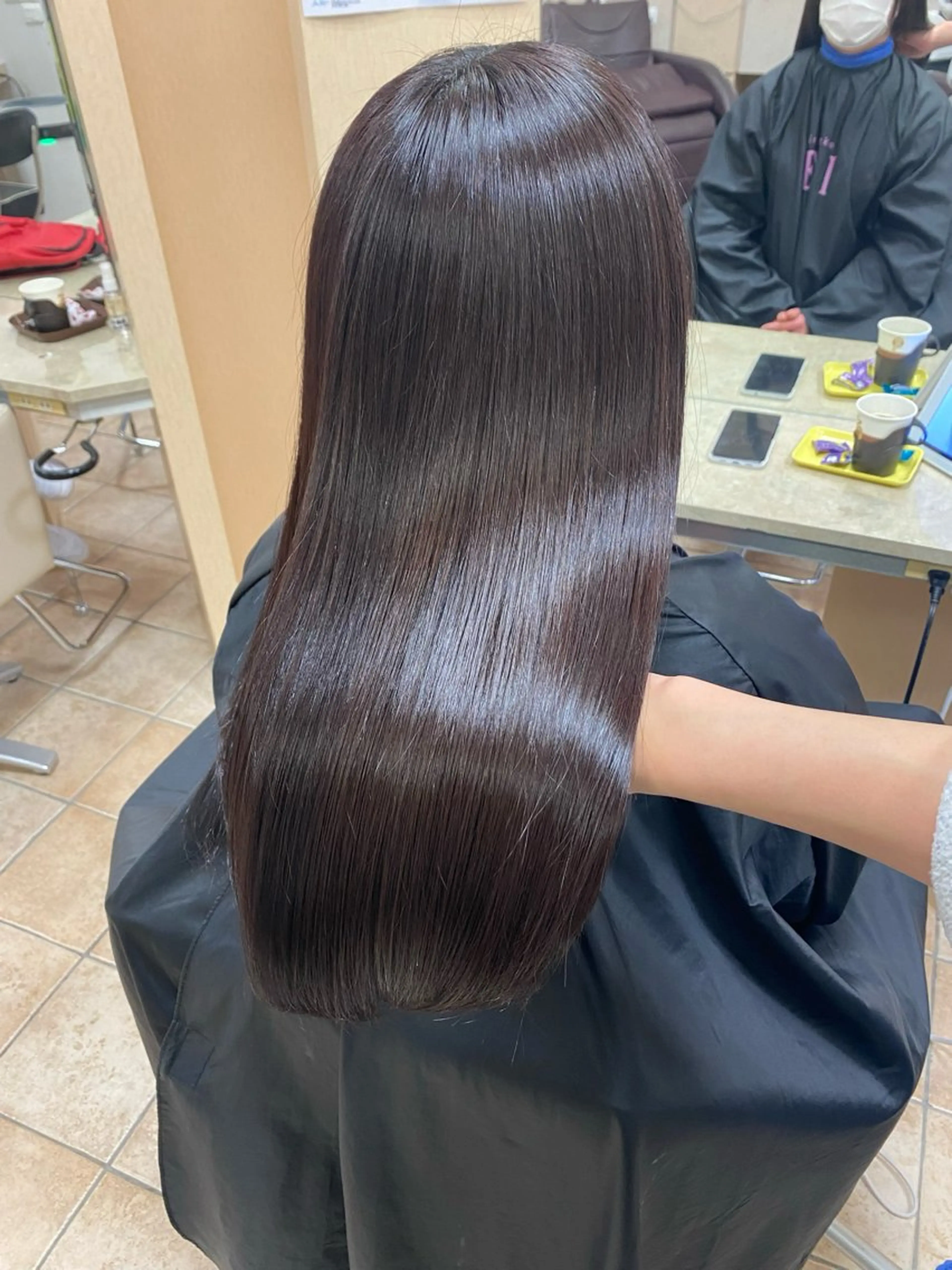 ロング 髪質改善 トリートメント ヘアカラー トリートメント 🇰🇷韓国風顔周り NANAMI🇰🇷のヘアスタイル