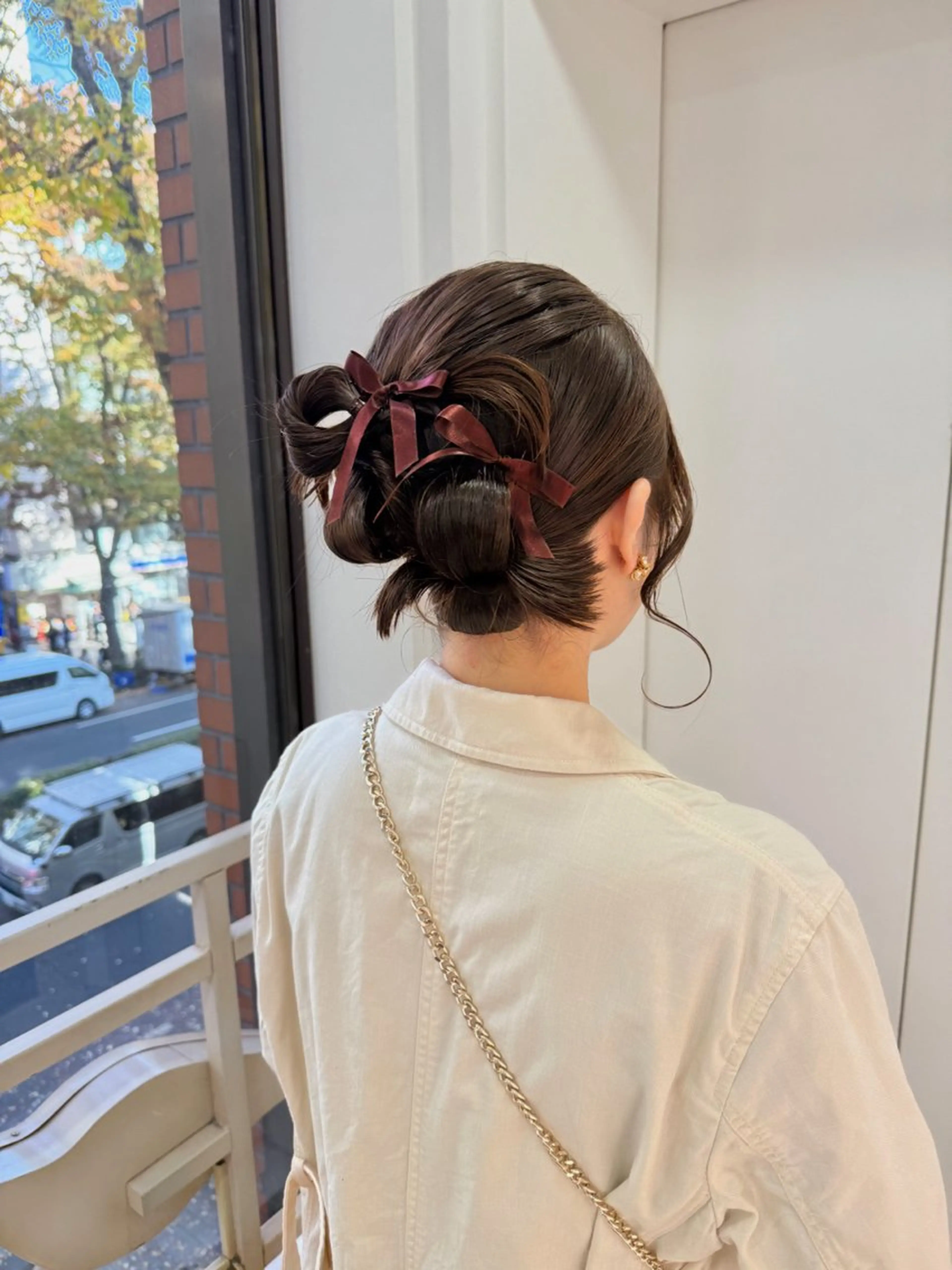 ミディアム ヘアセット 髪質改善”艶"カラー 🤍Hono🐶のヘアスタイル