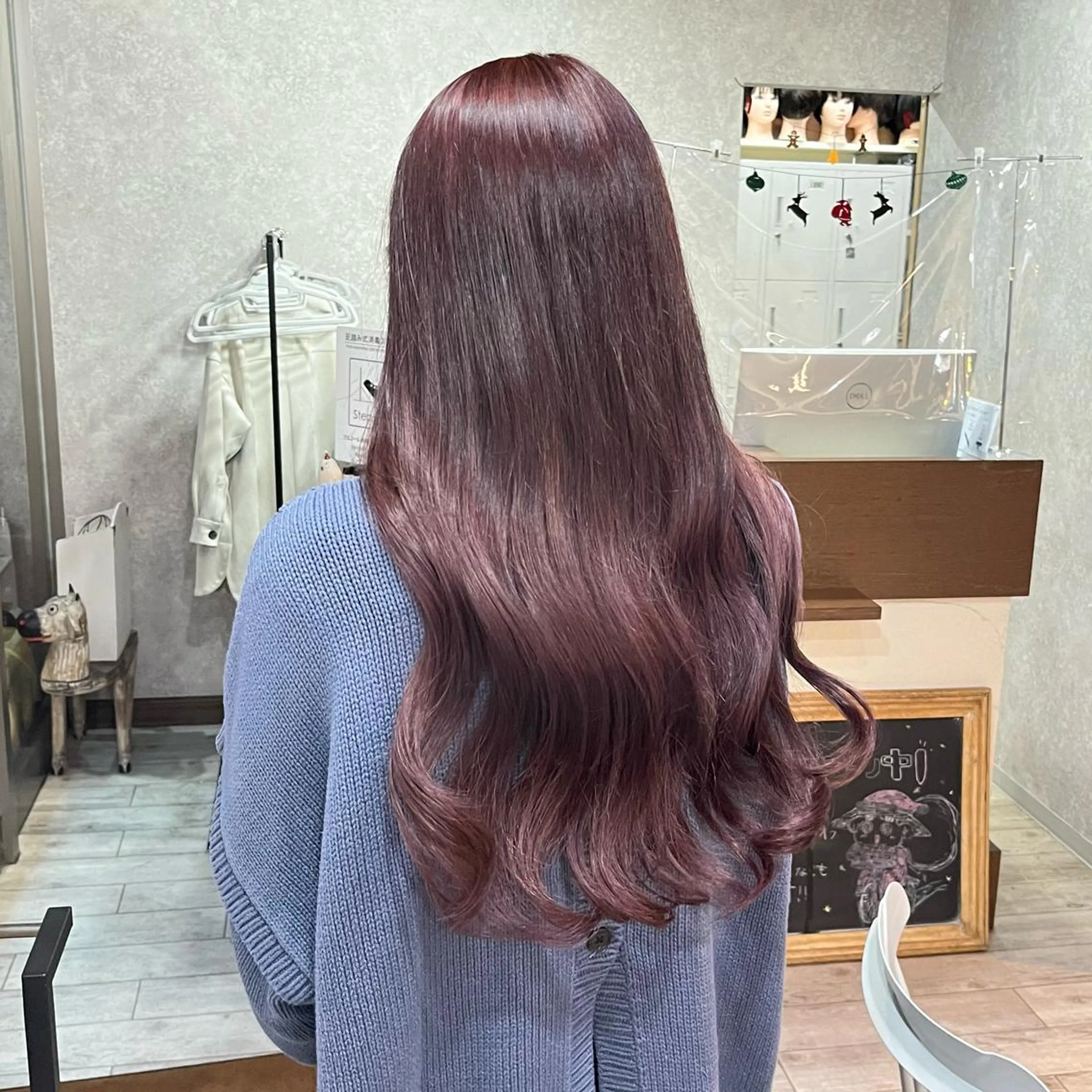 ロング カラー あ あのヘアスタイル