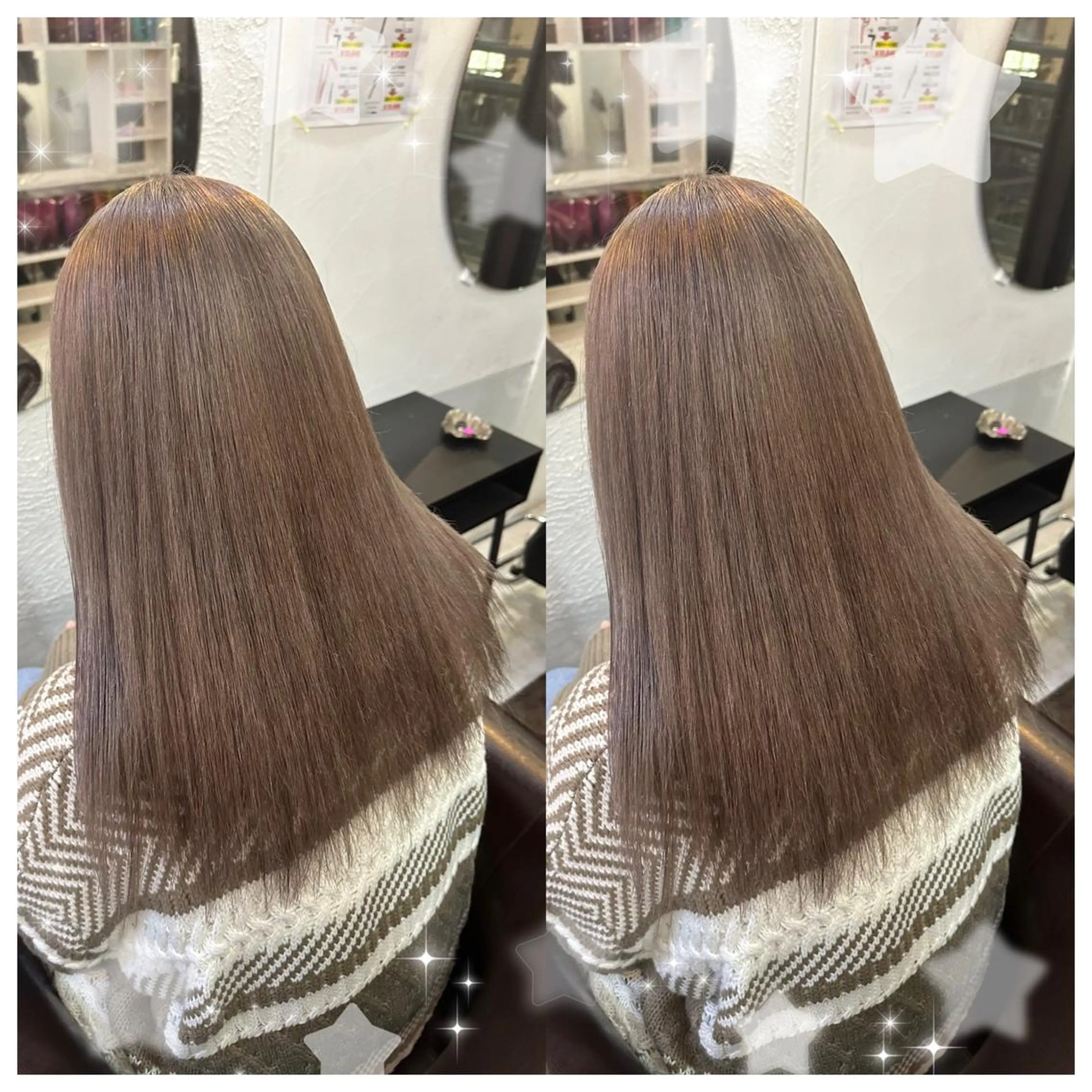 ショート カラー シールエクステ バレイヤージュ 黒髪 ブリーチ ブルーカラー セキグチ💞 lilaのマツエク・マツパデザイン