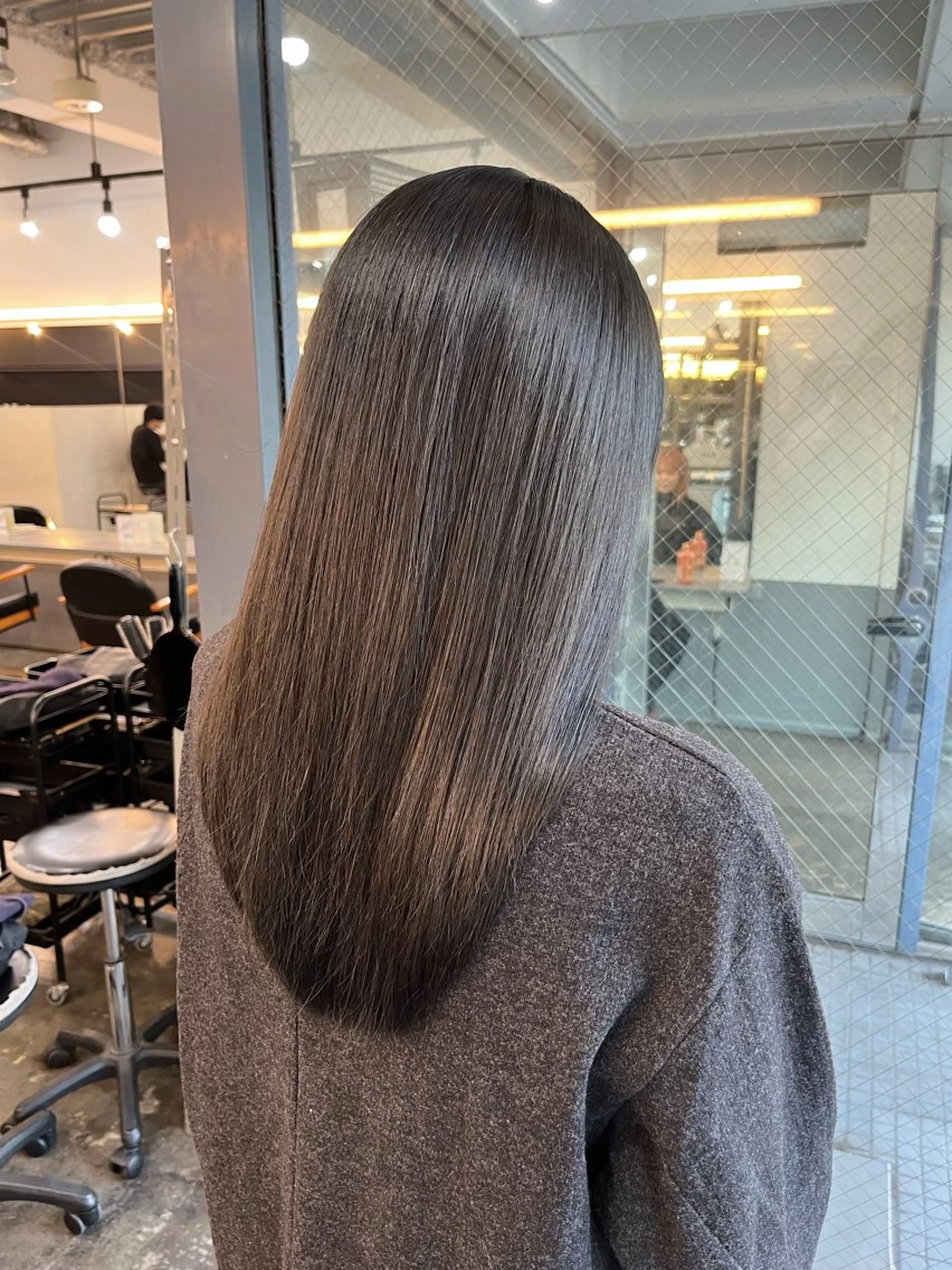 セミロング カラー カット ヘアカラー トリートメント 🌛ダブルカラー 🌜SAYAKAのヘアスタイル