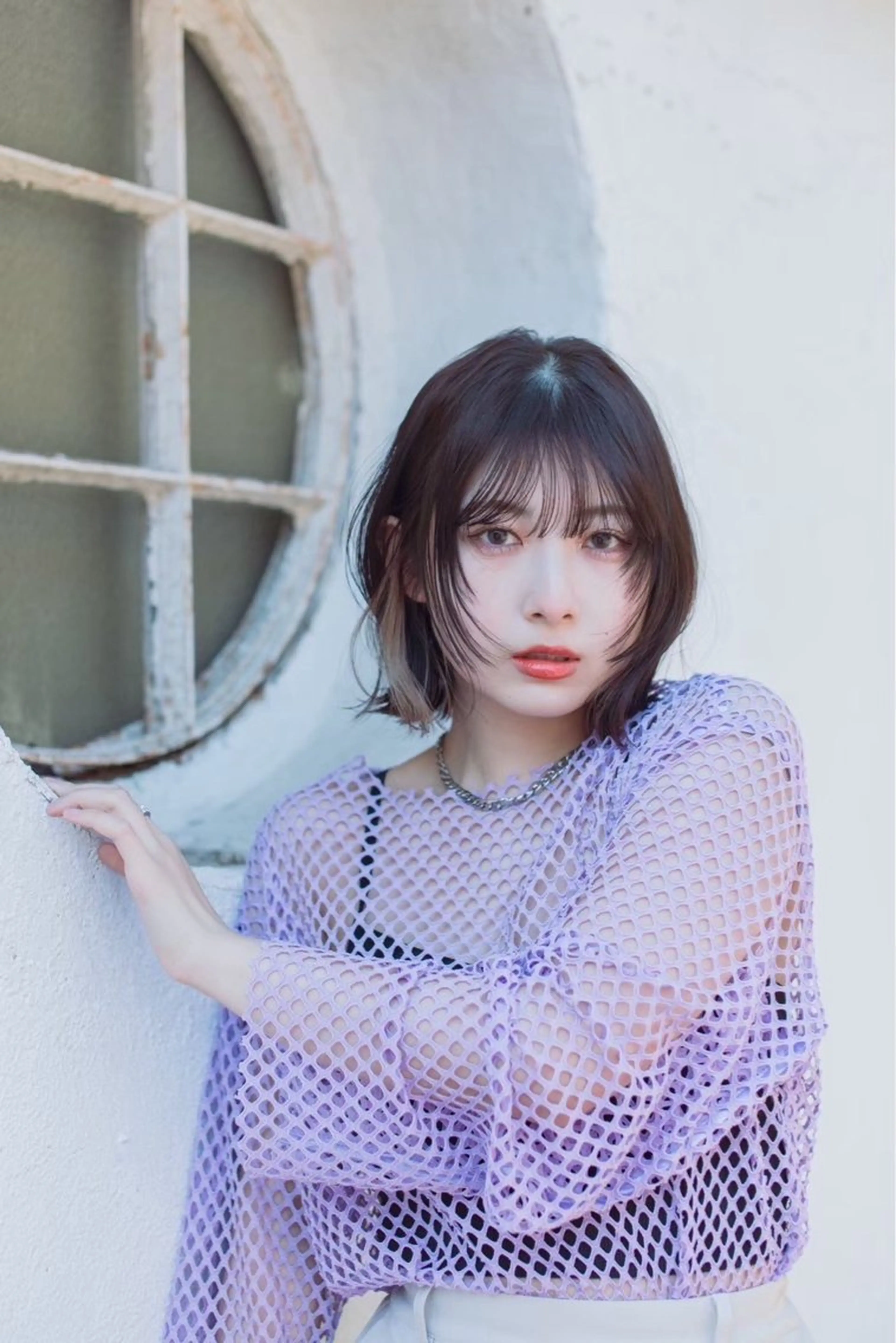 ショート ボブ/レイヤー/ ダブルカラー/みのりのヘアスタイル