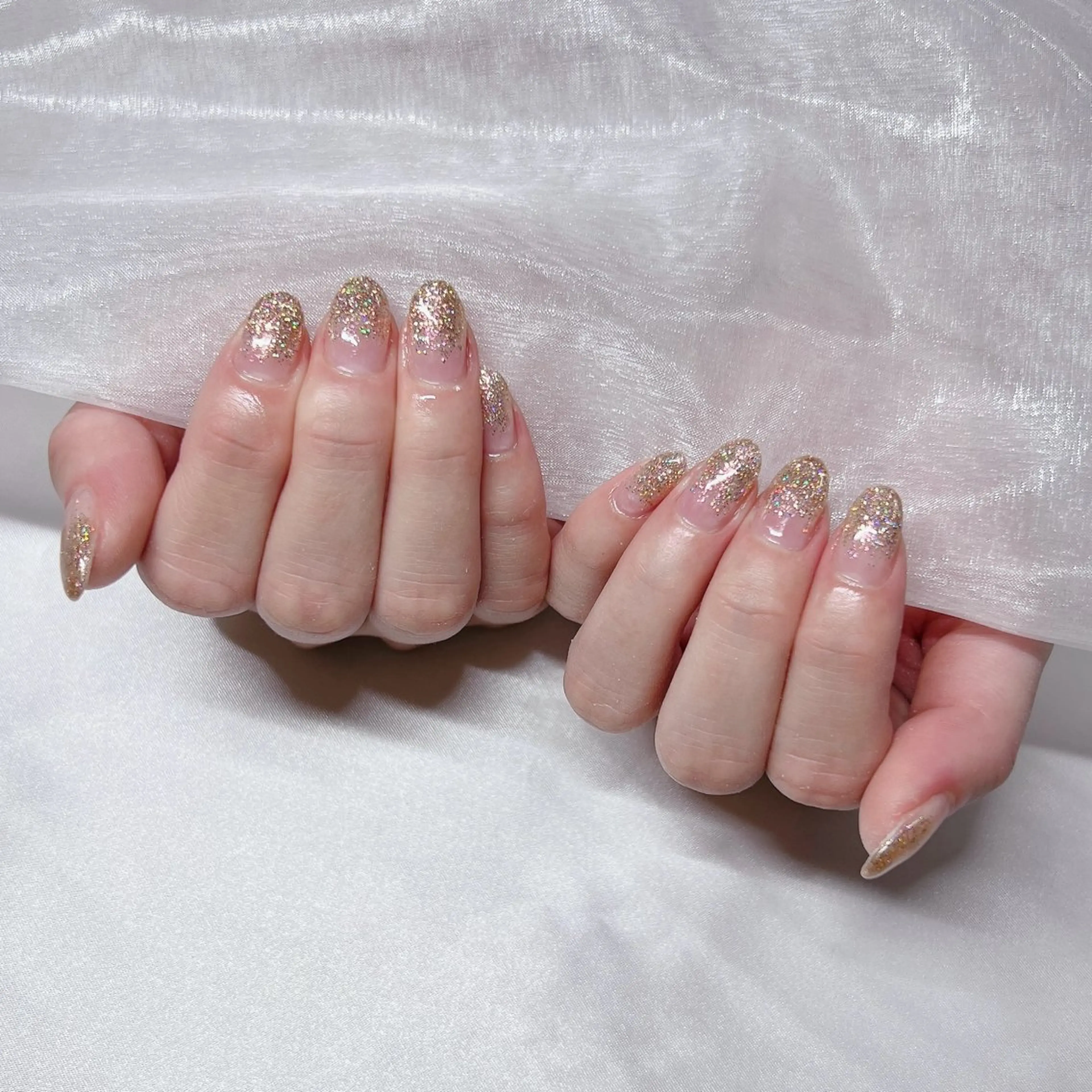 ネイル ジェルネイル 韓国ネイル ラメ(グリッター) マグネットネイル 持ち込み ハンドネイル -nail salon-Reward所属・nail salon Rewardのネイルデザイン