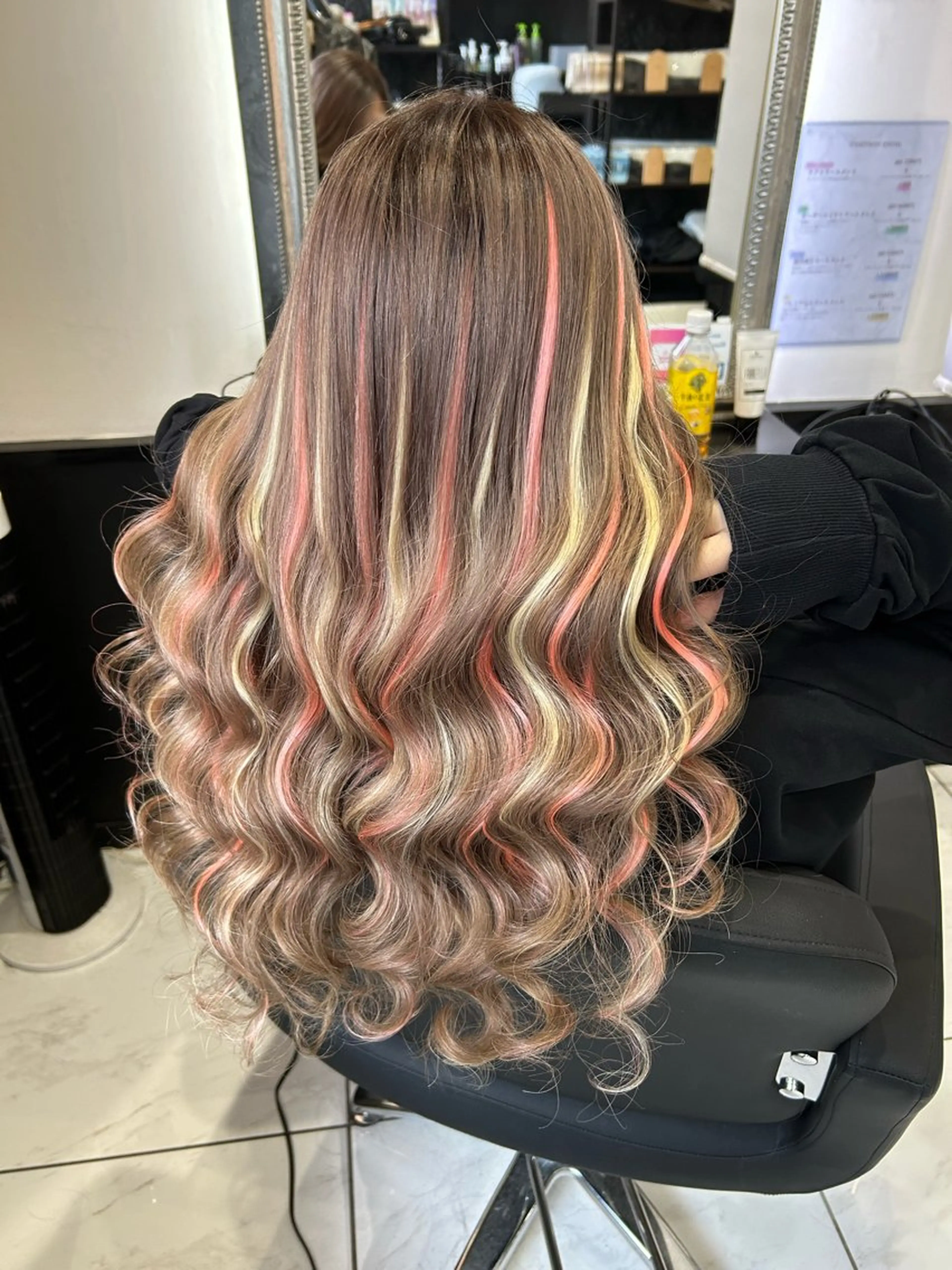 ロング エクステ ロング ヘアカラー トリートメント エクステ HIYORI🌺 /ジェルムのヘアスタイル