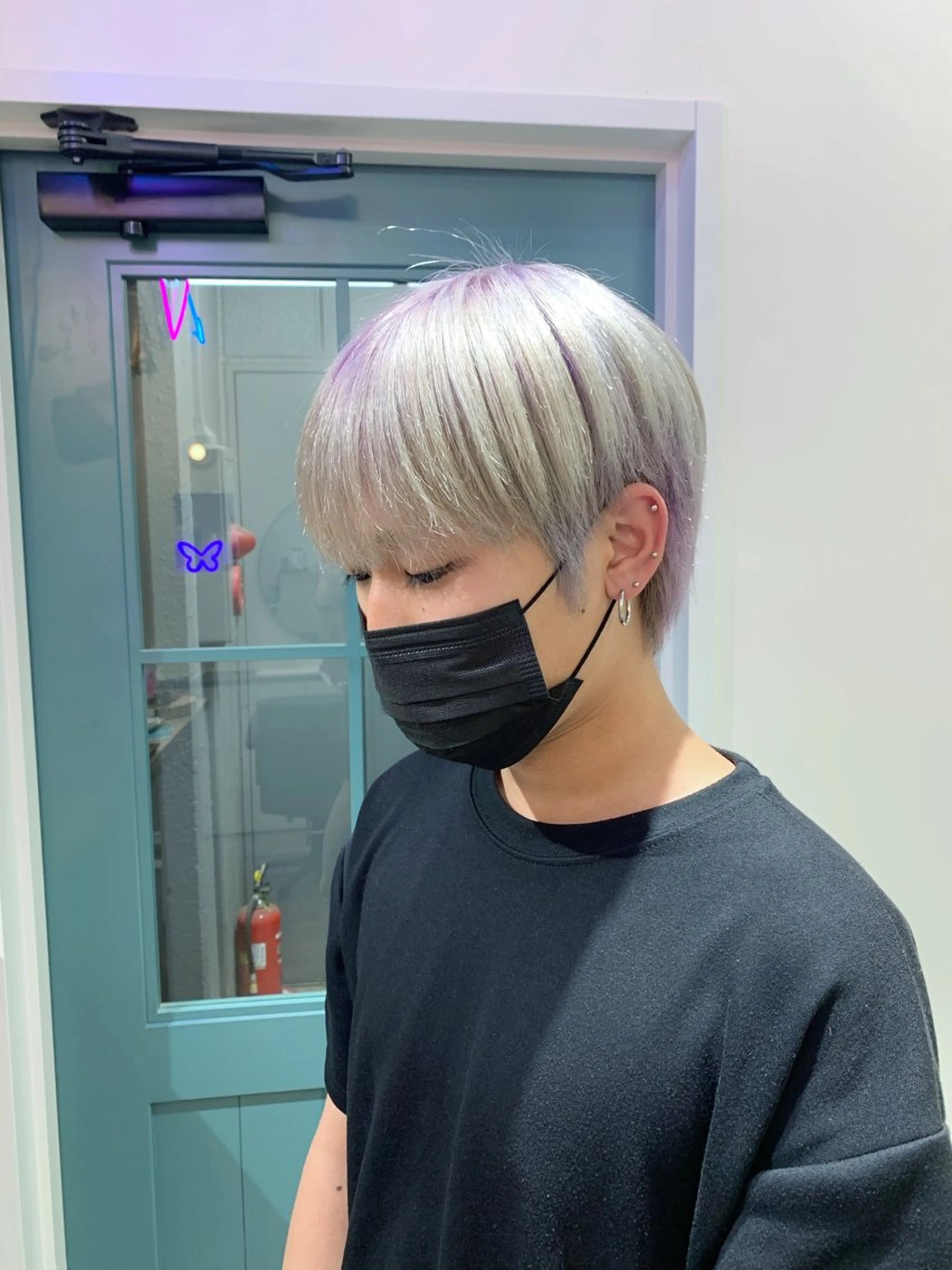 ミディアム メンズ/柏/パーマ/ チハヤのヘアスタイル