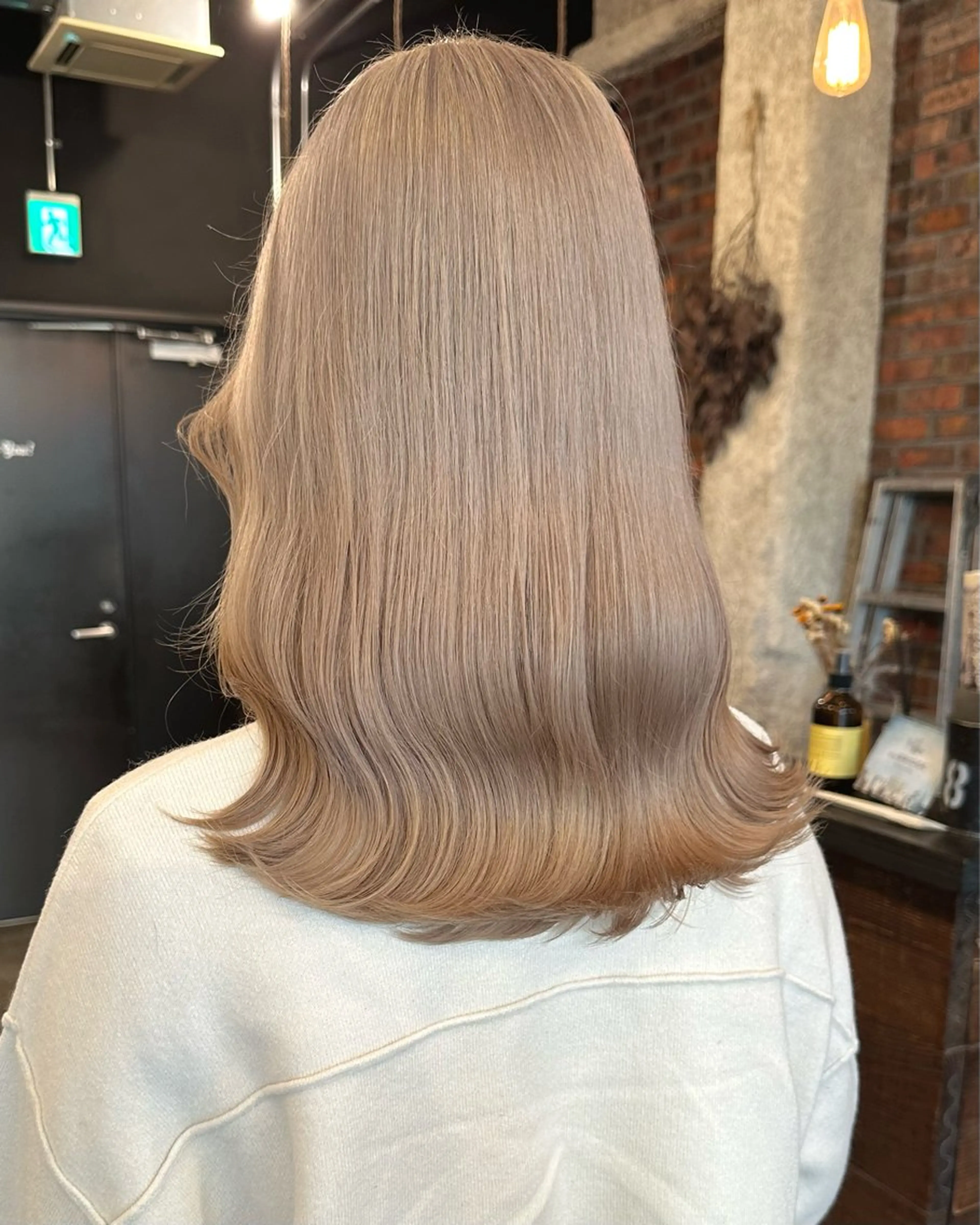 ミディアム カラー ヘアカラー トリートメント 村田 来倖のヘアスタイル