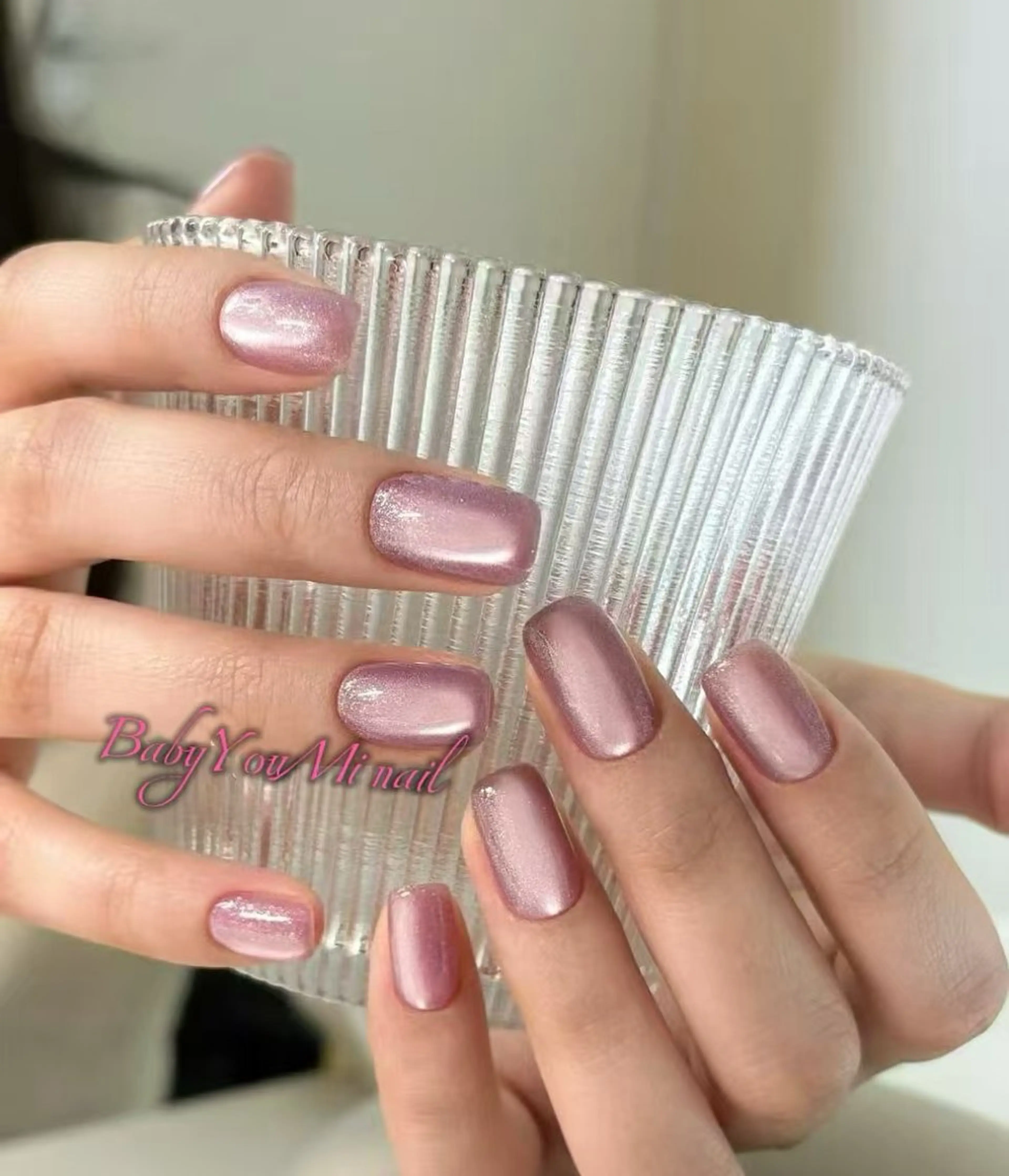 ネイル オーロラネイル 成人式 フットネイル フレンチネイル ジェルネイル ハンドネイル BabyYouMi nailのネイルデザイン