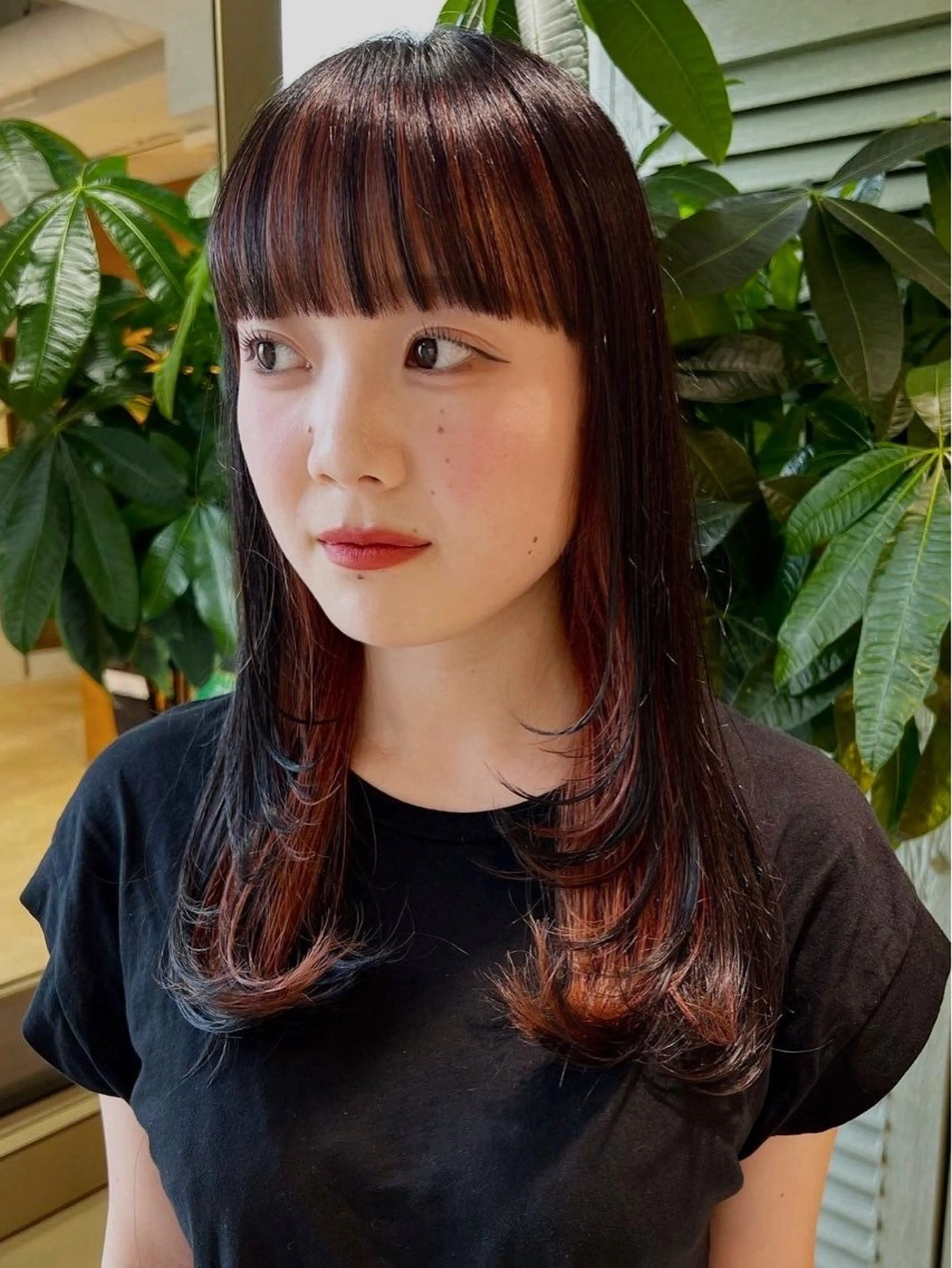 ロング カラー Soa所属・韓国風カラー✄ カズホのヘアスタイル