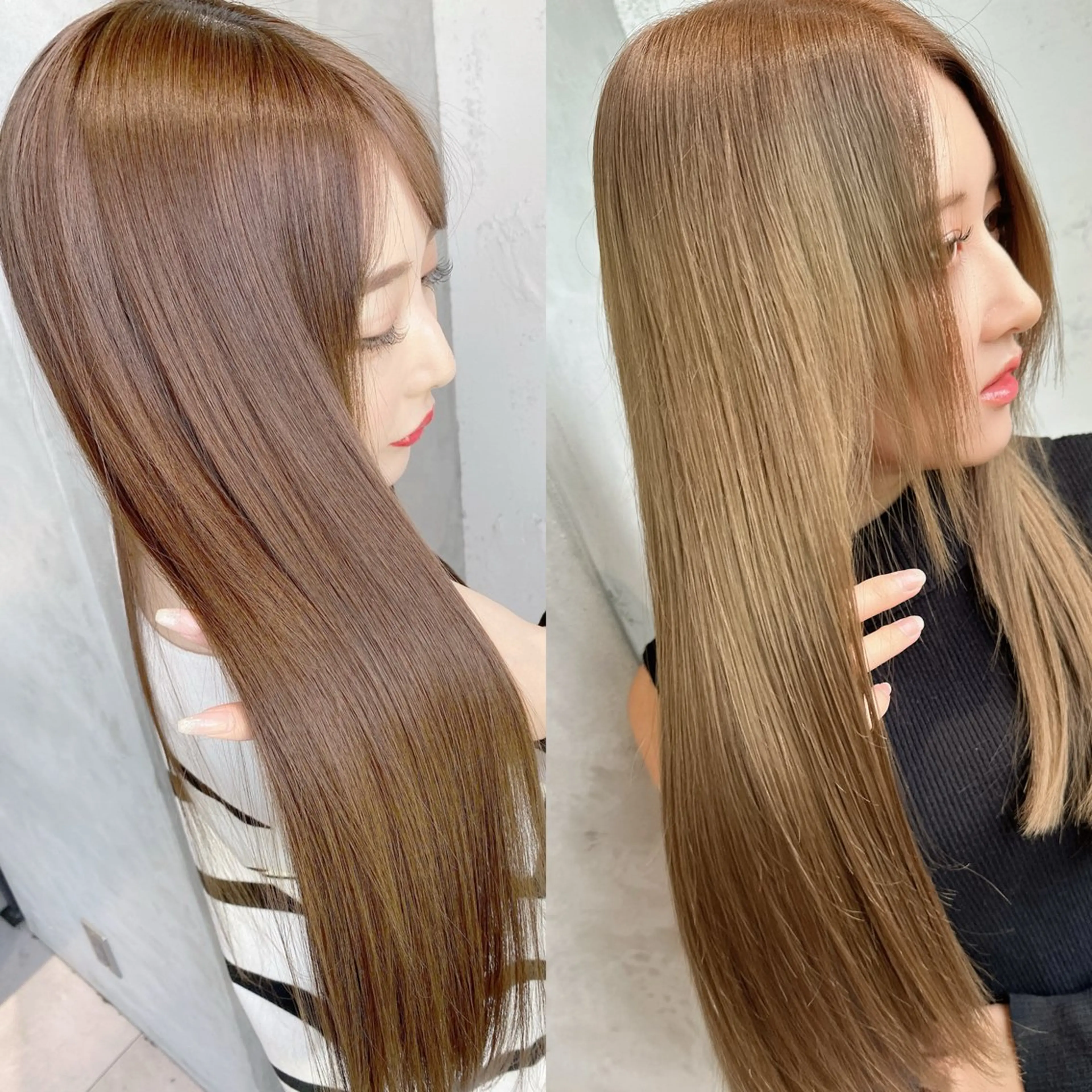 ロング カラー 髪質改善 似合わせカット トリートメント ♦️髪質改善♦️ 【CHERIM】福島のヘアスタイル