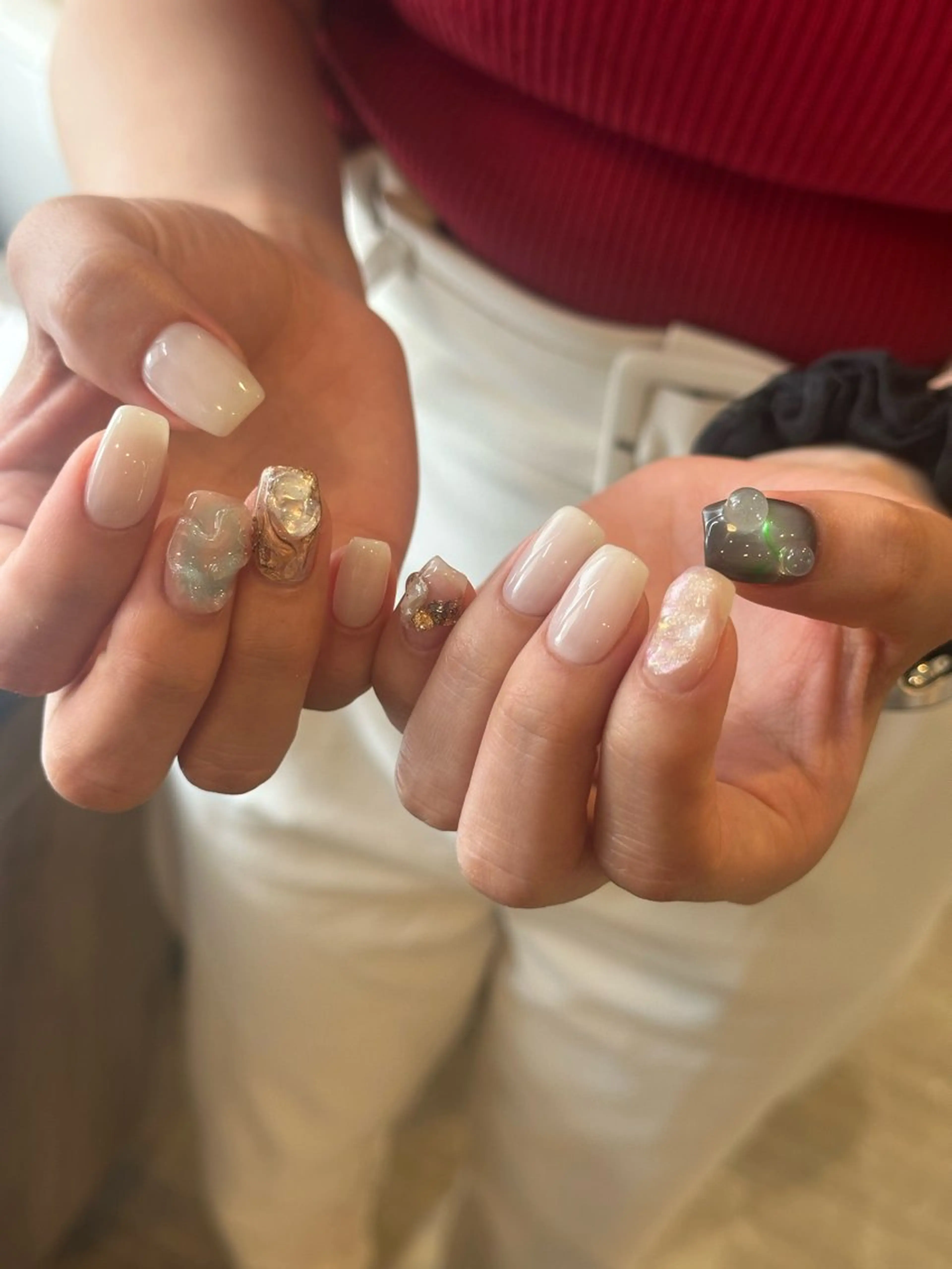 ネイル ニュアンスネイル ハンドネイル Natsuko 🐥のネイルデザイン