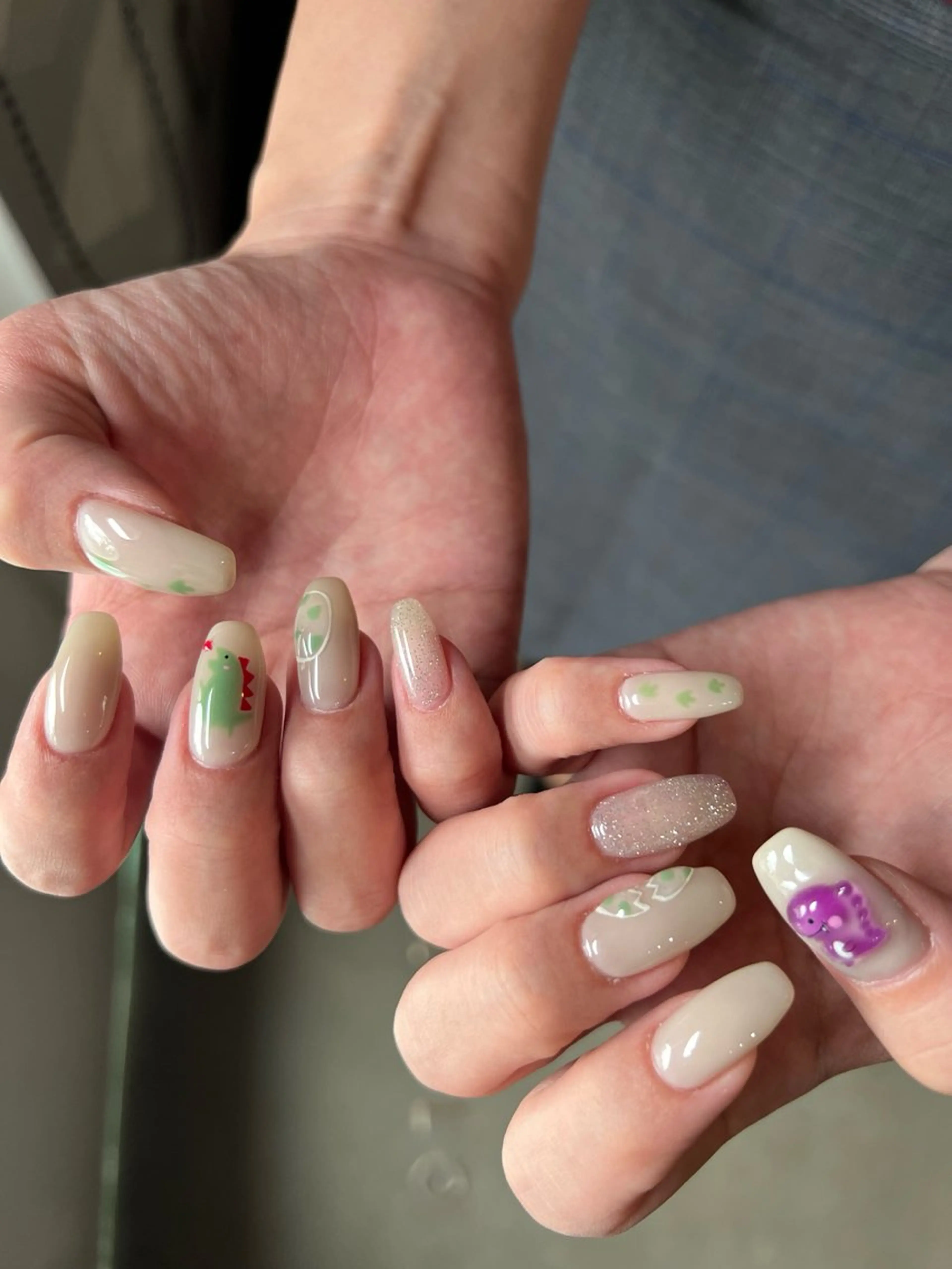 ネイル s/w ＿shokoのネイルデザイン