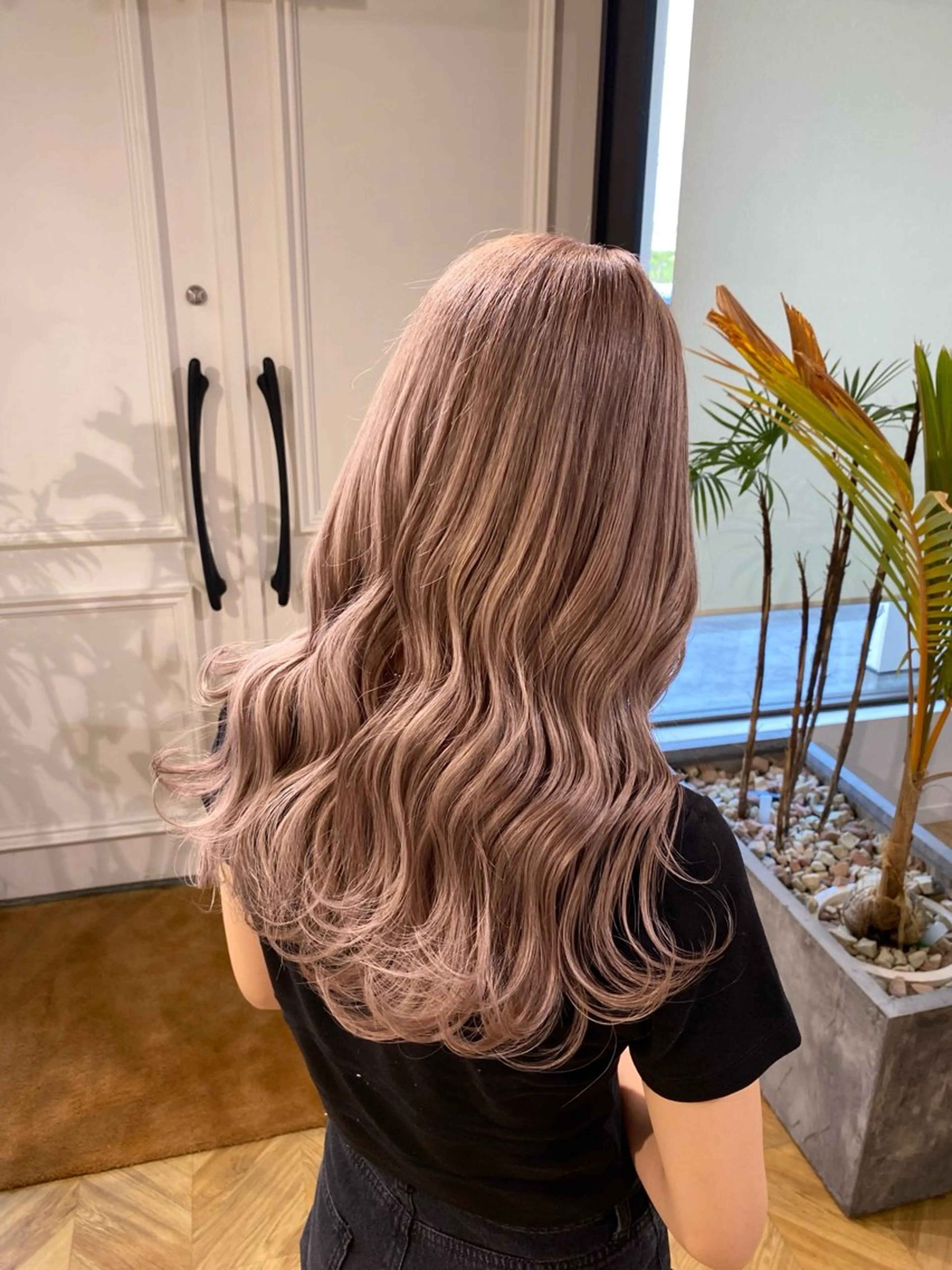 セミロング カラー yate'/ Wカラー/小出捷也のヘアスタイル