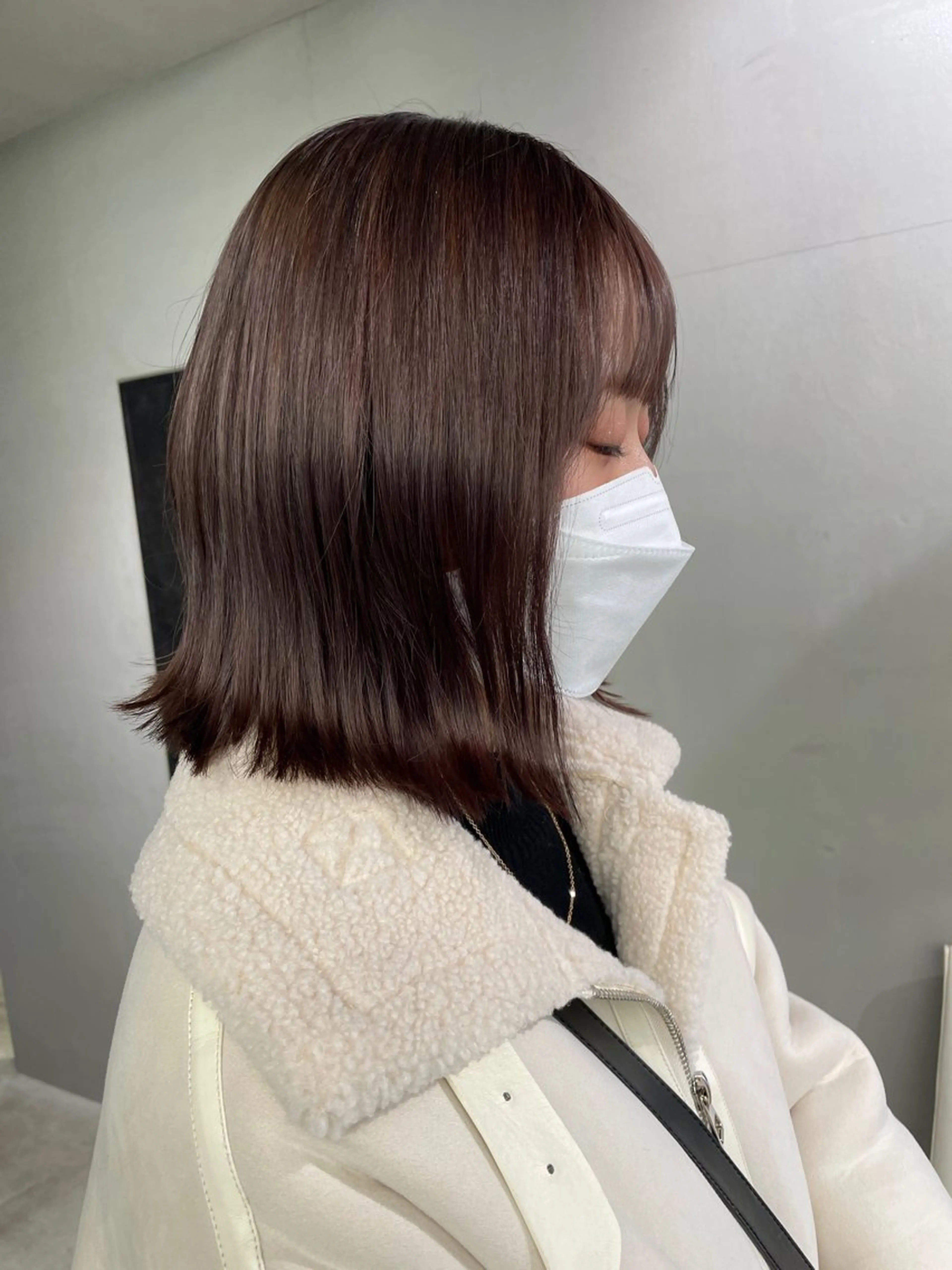 ミディアム カラー カット ヘアカラー 🤎渋谷髪質改善 ｜mei🤎のヘアスタイル