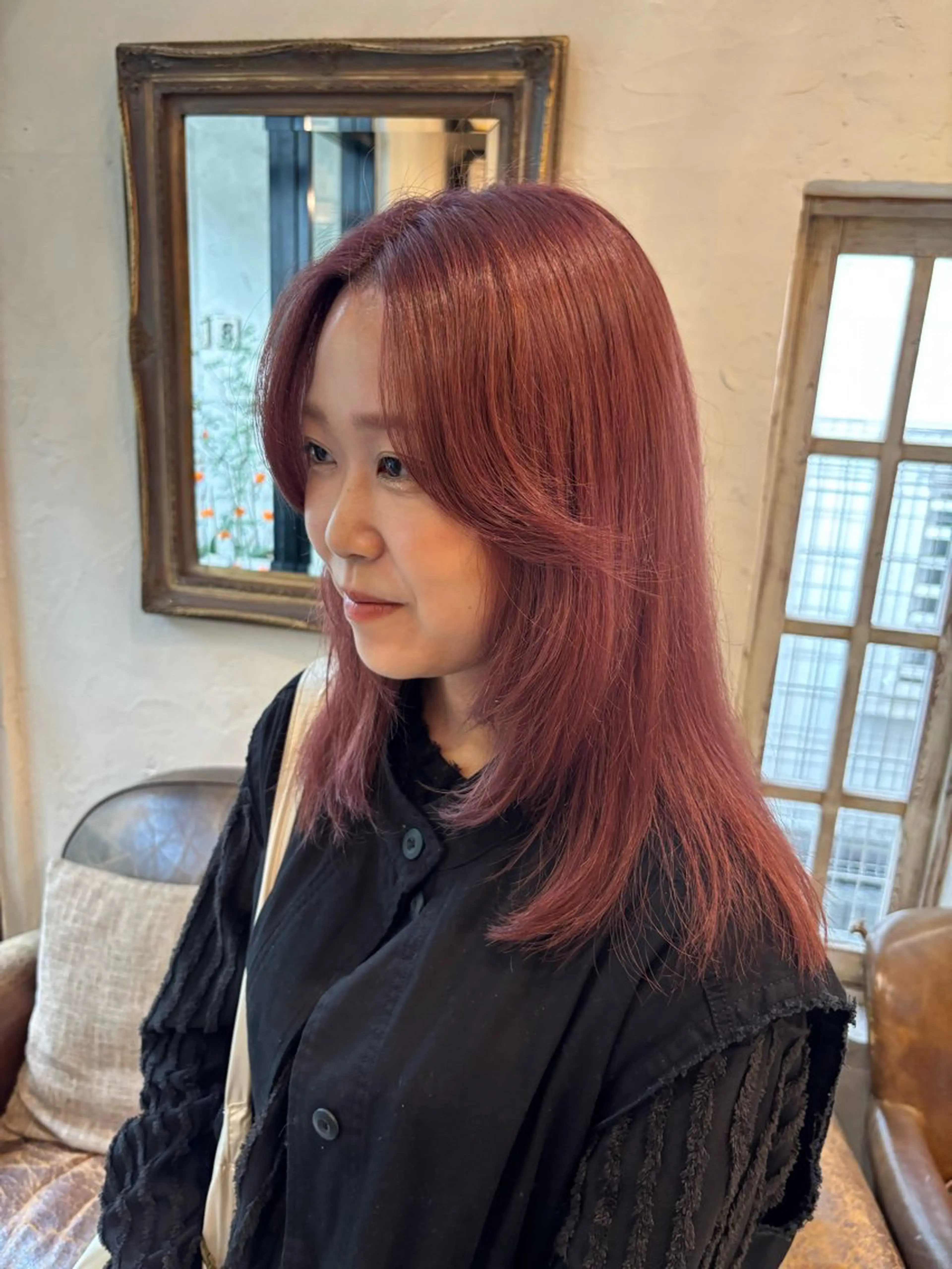 セミロング カラー ヘアカラー トリートメント suzu🌼 /銀座のヘアスタイル