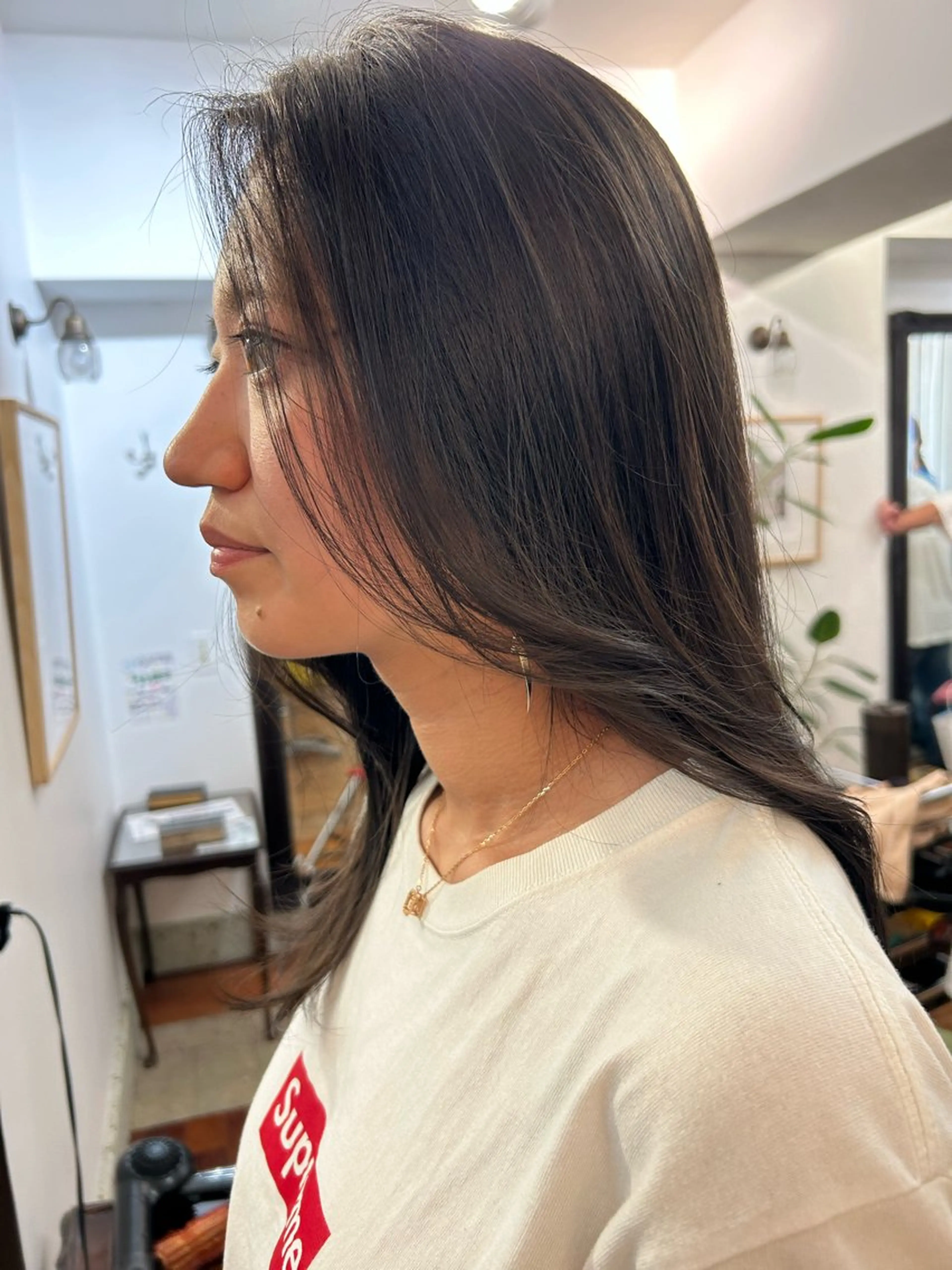 ロング カラー レイヤーカット/髪質 改善✨/藤田侑花のヘアスタイル