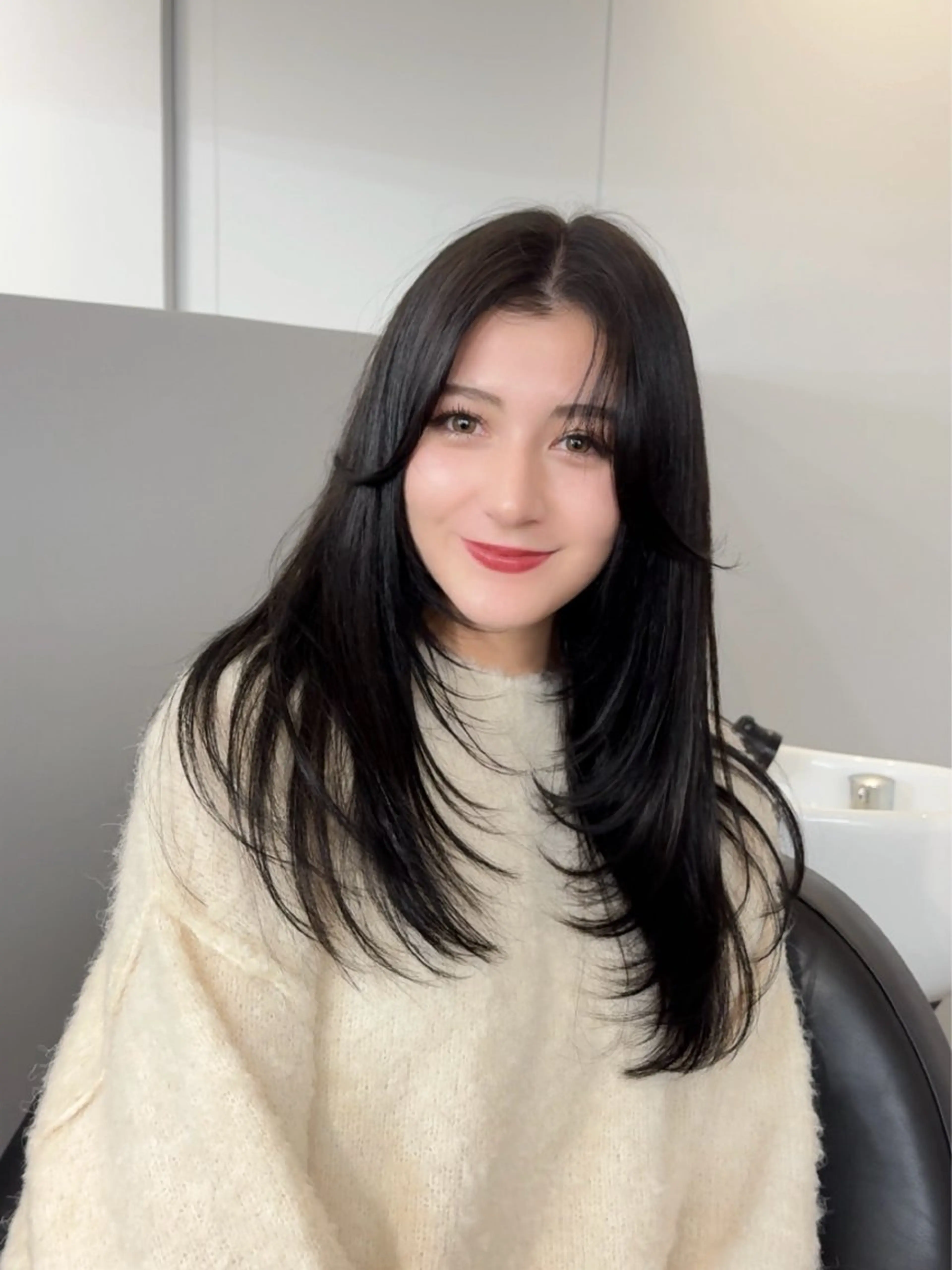 セミロング カラー カット ヘアカラー トリートメント 🦋韓国系指名No1 店長/圓山 祐也🦋のヘアスタイル