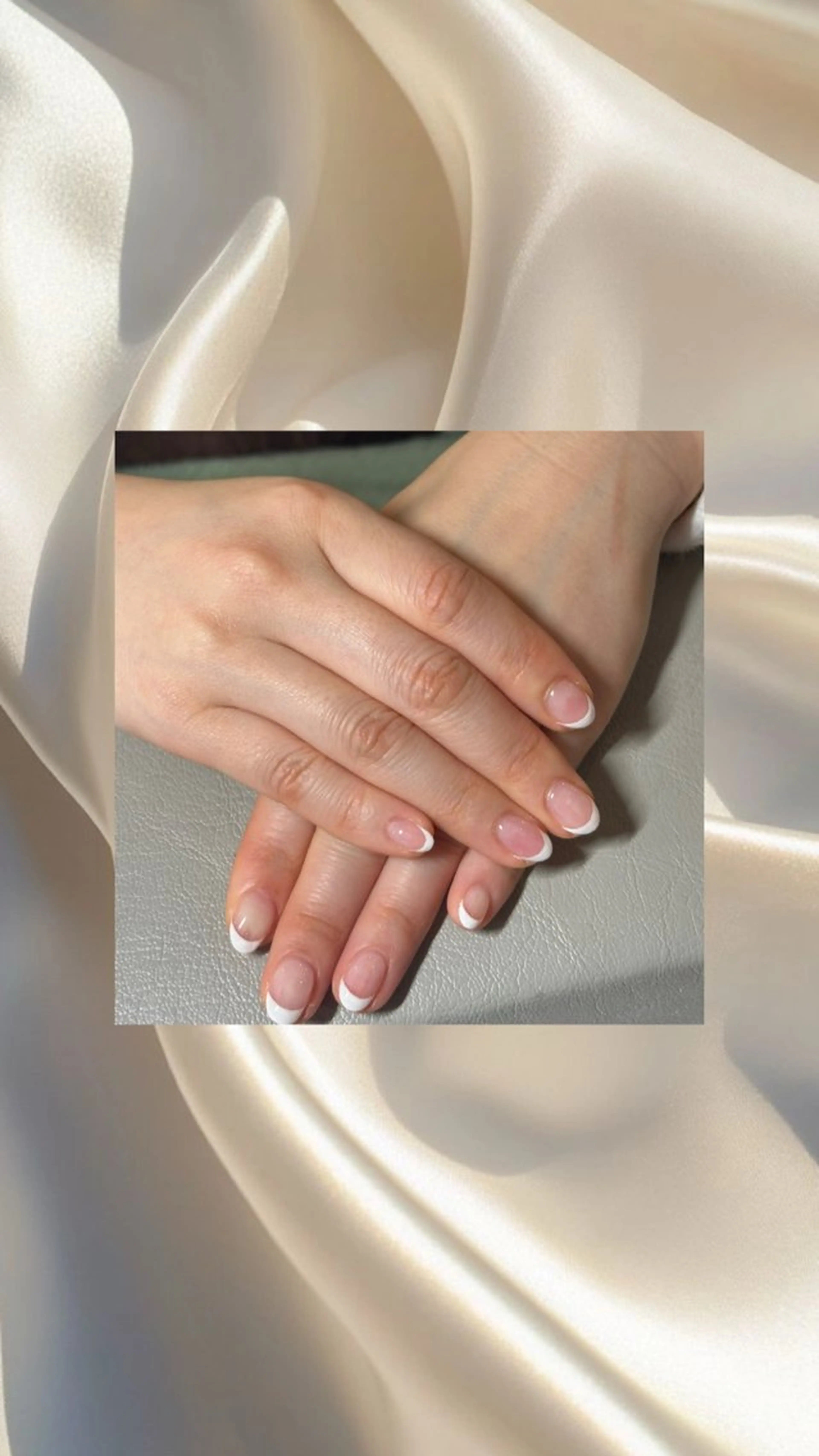 ネイル フレンチネイル 〖IEN〗Erika (エリカ)のネイルデザイン