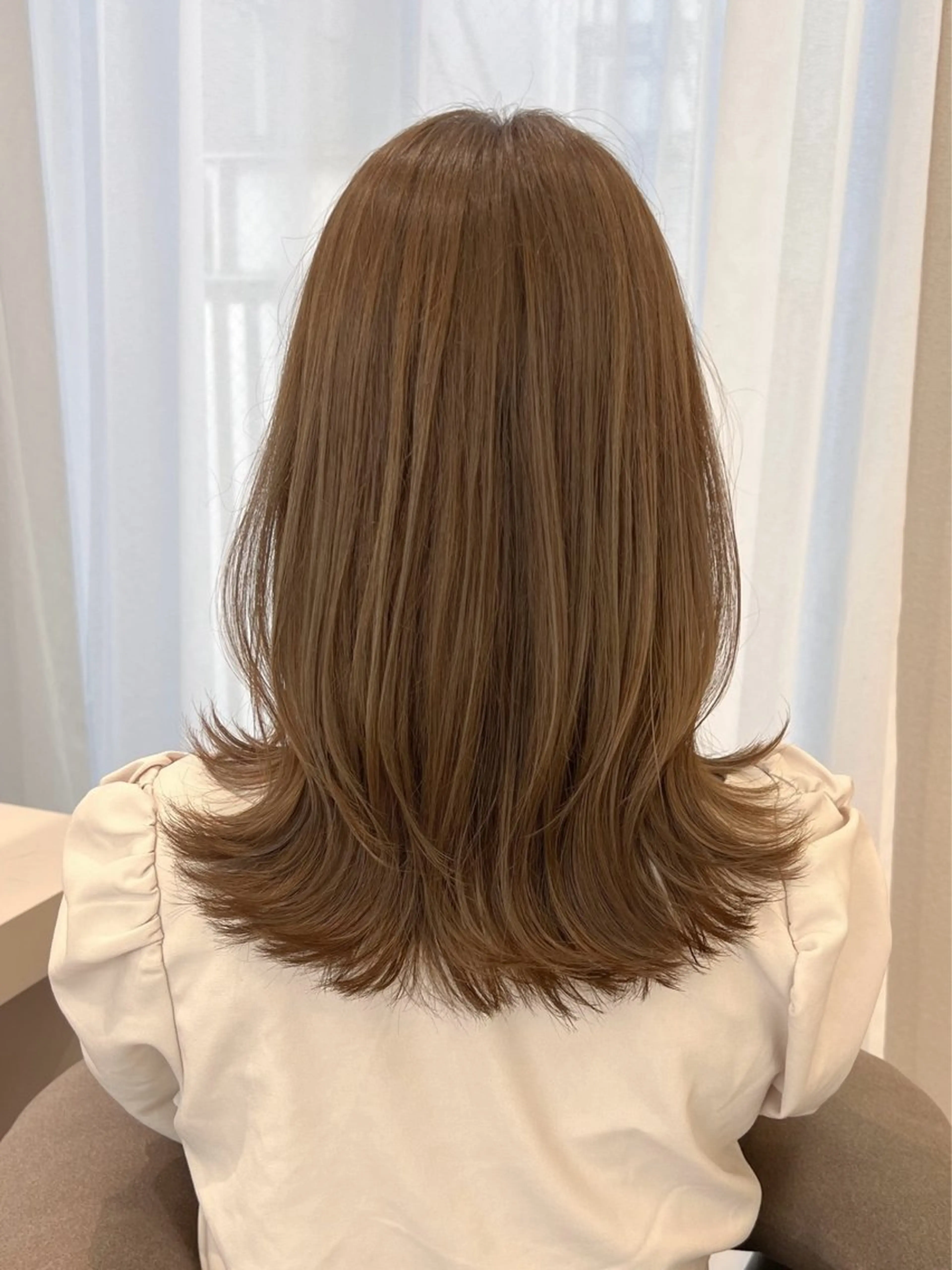 ミディアム MIYU 原宿 透明感カラーのヘアスタイル