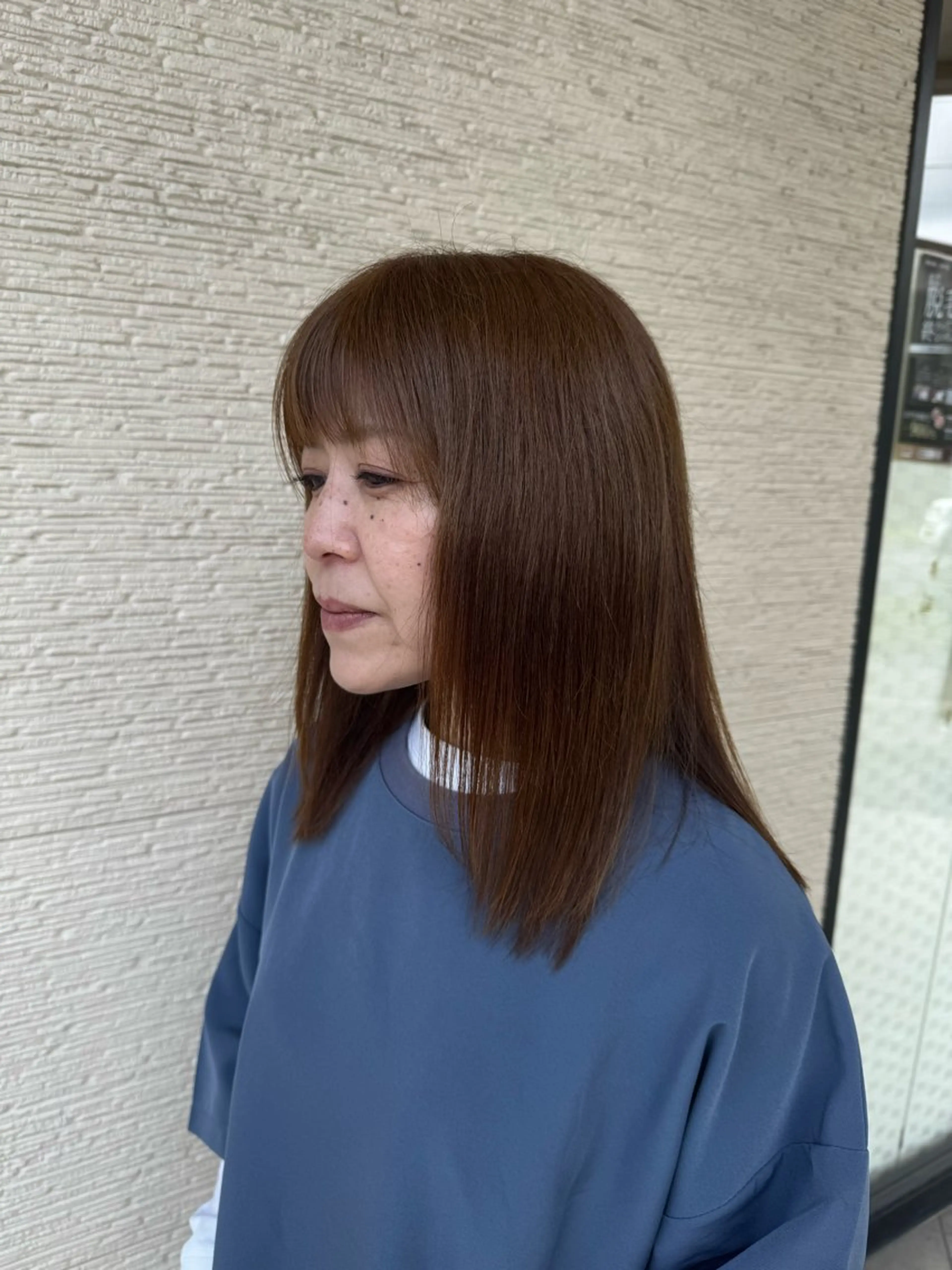 ミディアム 對馬 小菜美のヘアスタイル