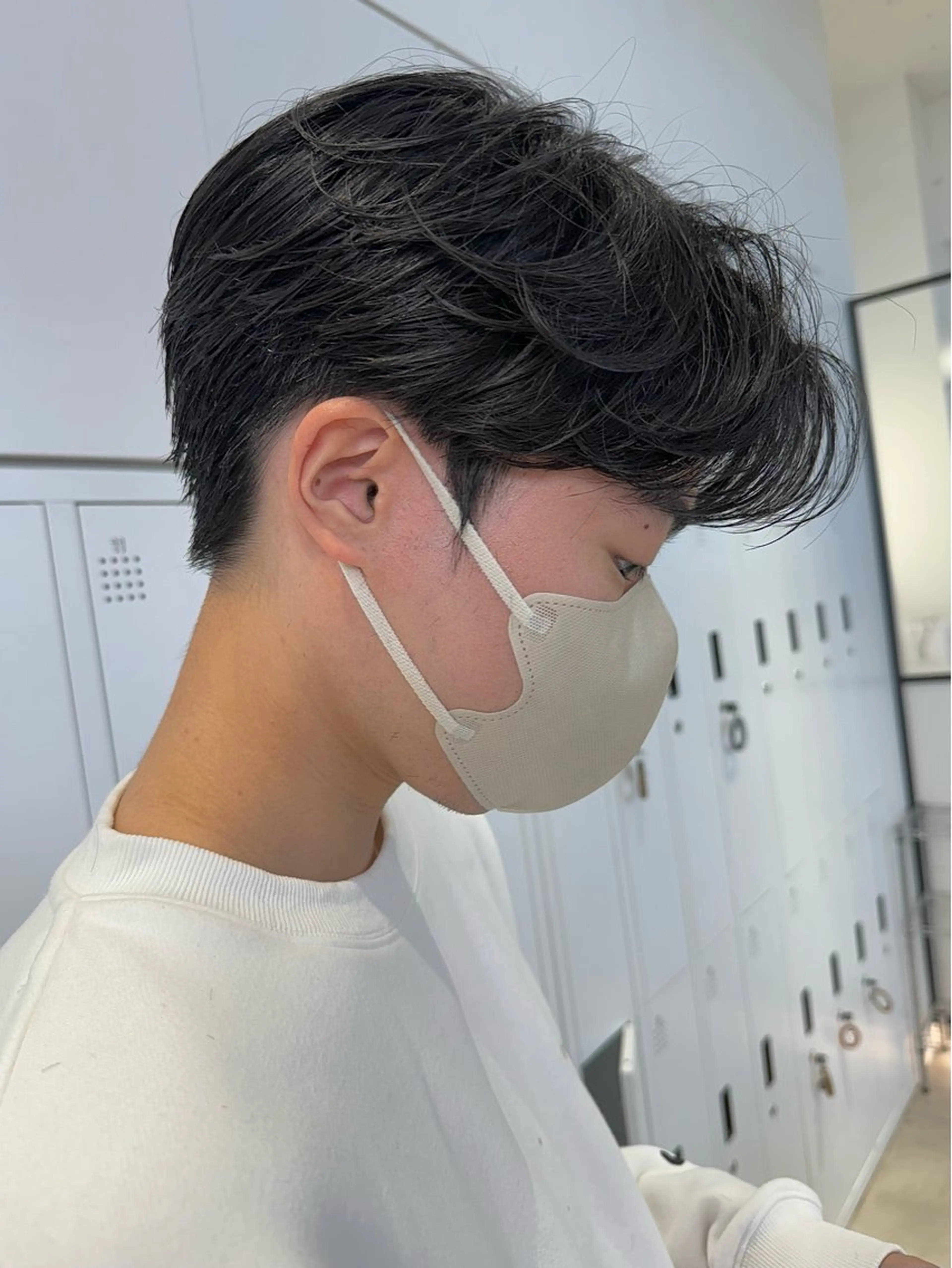 パーマ メンズ カット パーマ 🇰🇷カルマパーマ kaito🇰🇷のヘアスタイル