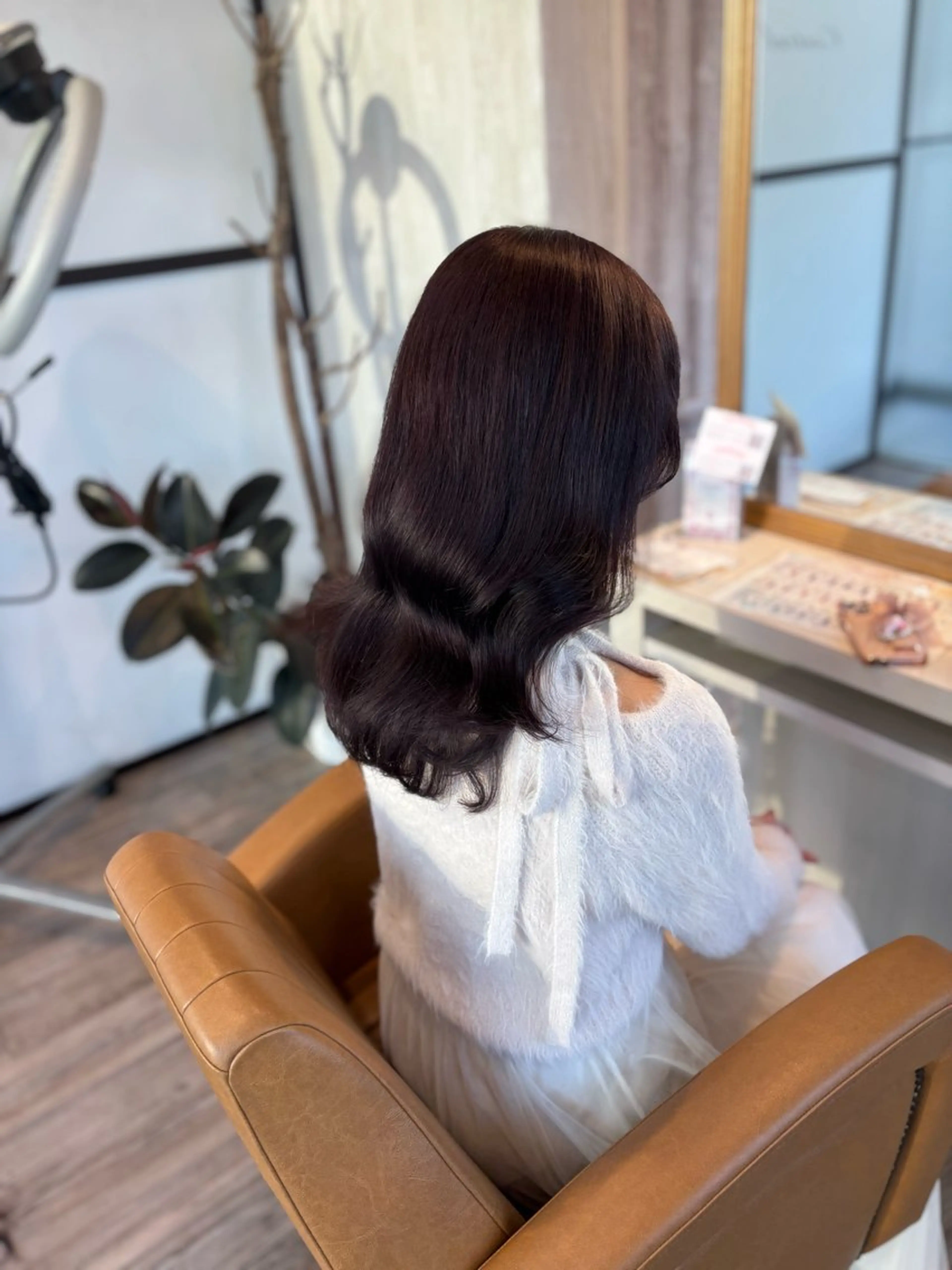 セミロング カラー カット ヘアカラー トリートメント yui🥀/ボブ /ブリーチなしカラーのヘアスタイル