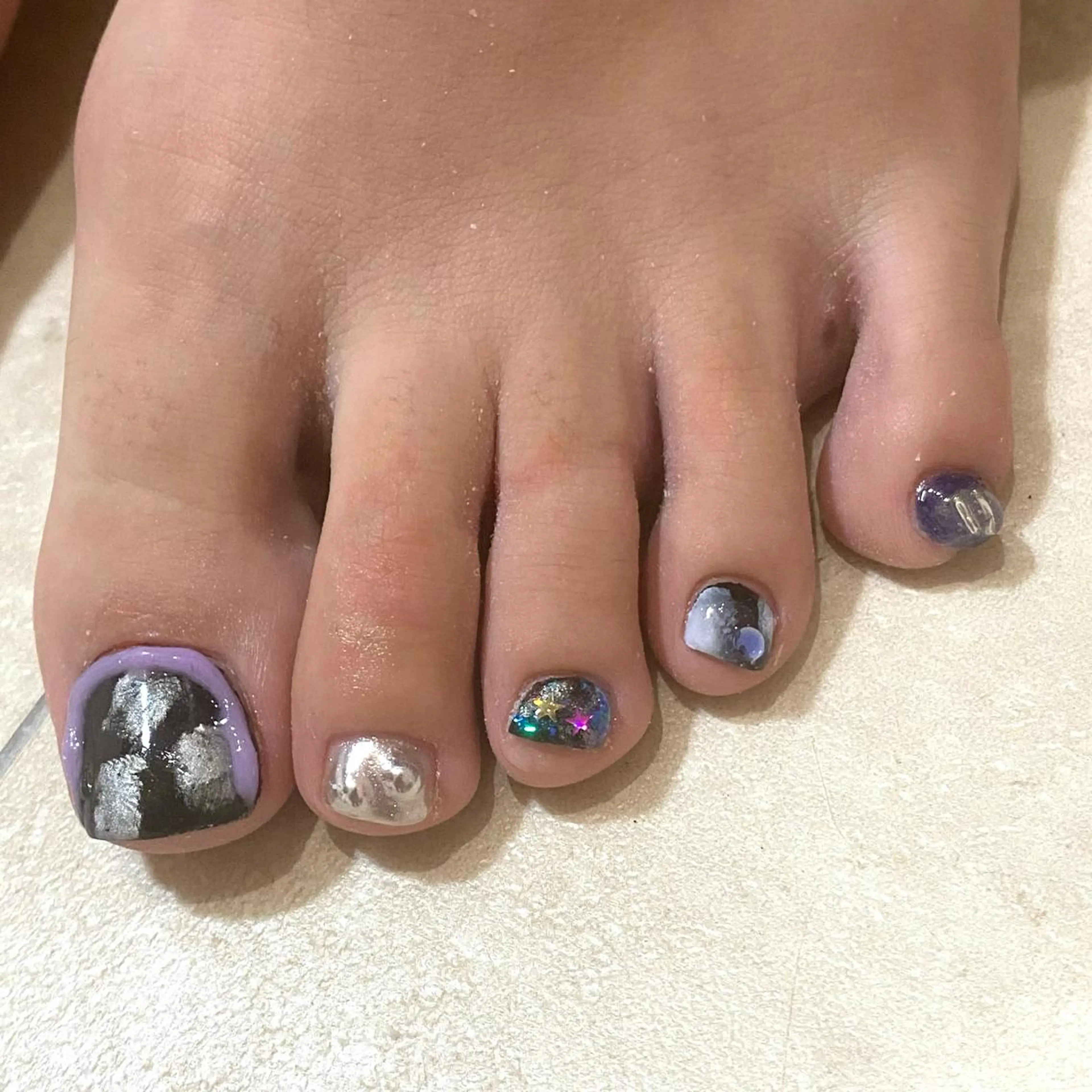 ネイル ☆ -ˋˏ ⋆Oli nailෆ ̖́-のネイルデザイン