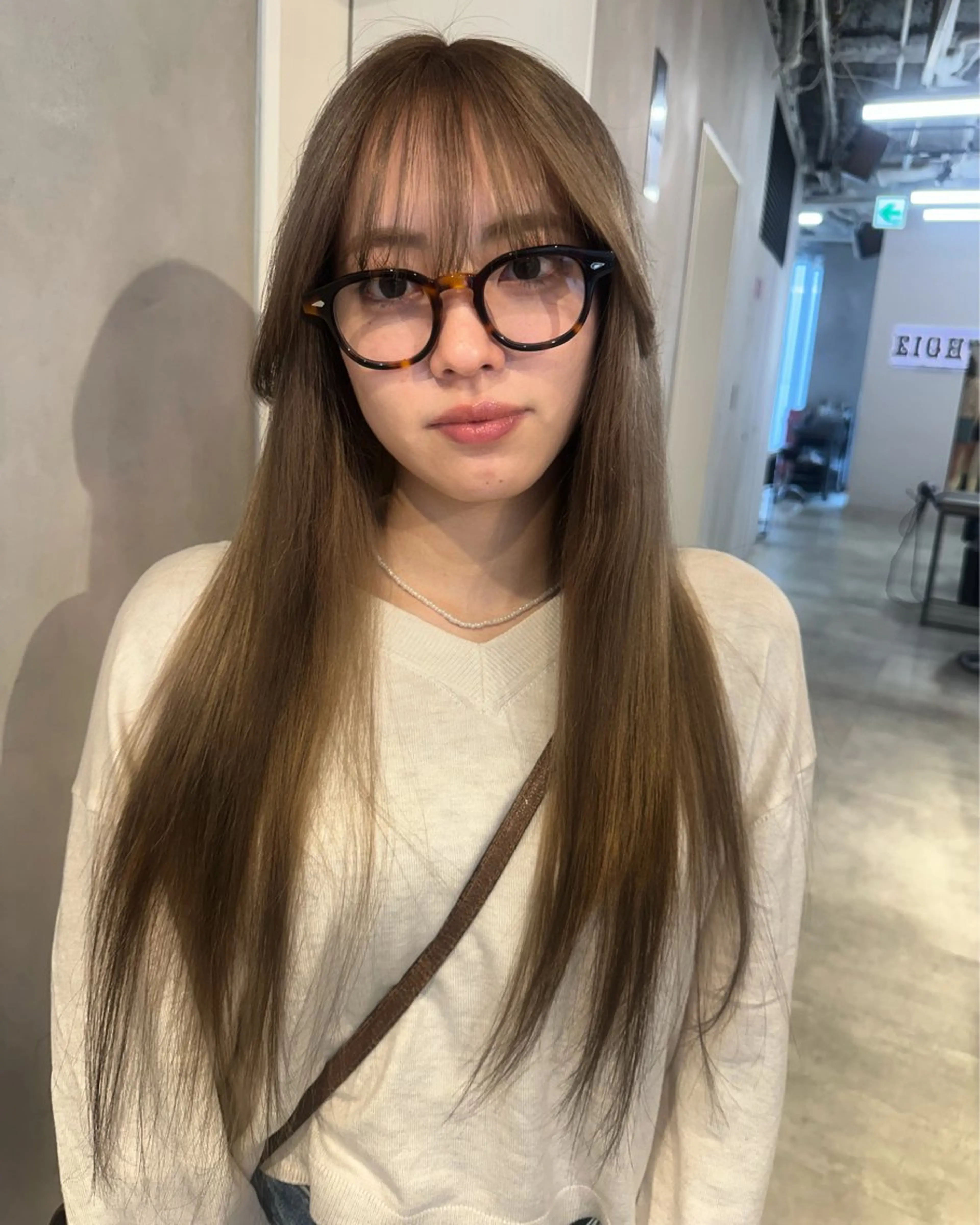 ロング カット ヘアカラー トリートメント 🎀韓国/髪質改善 長野美和🎀のヘアスタイル