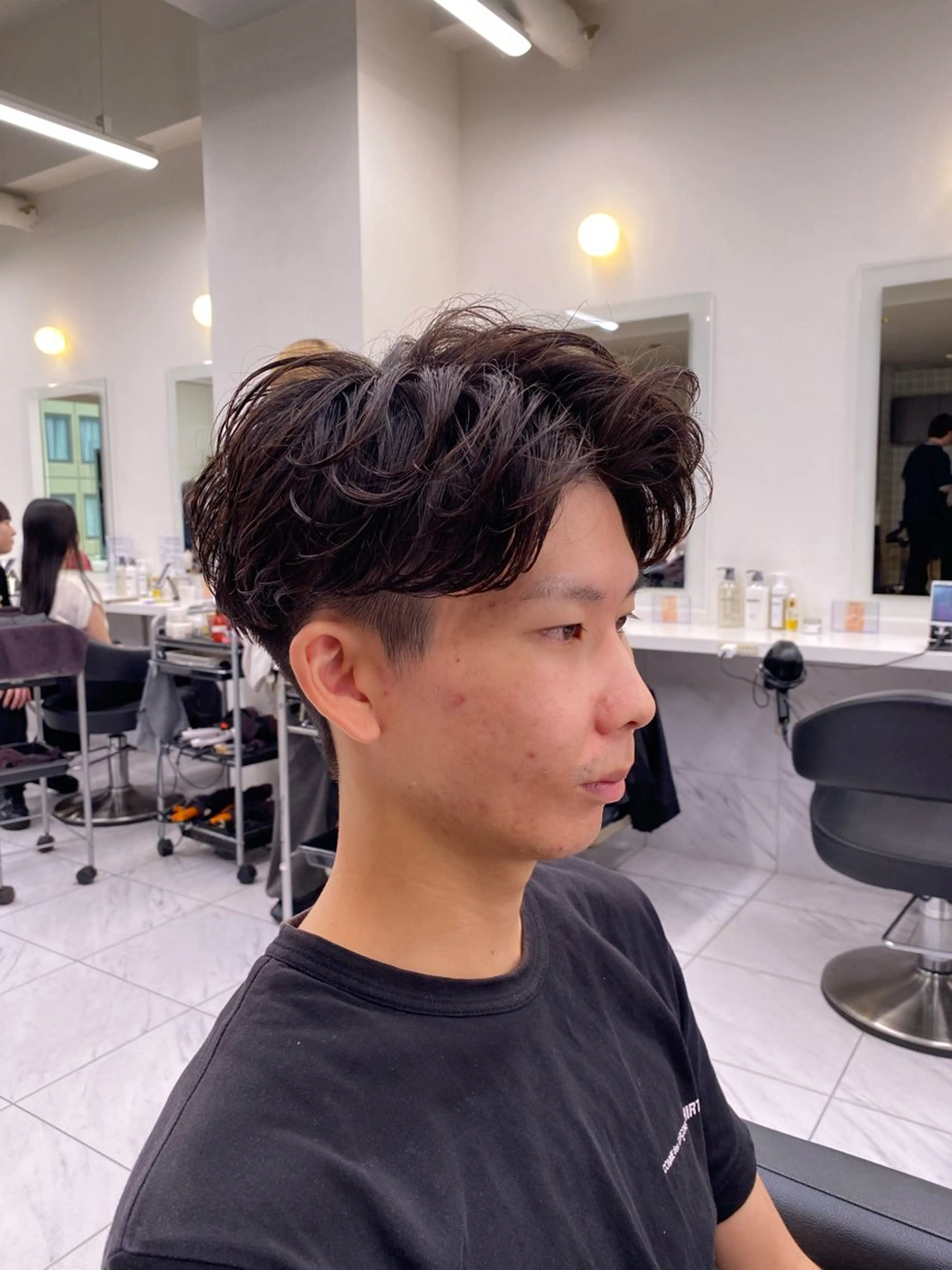 パーマ メンズ カット パーマ トリートメント 🔷似合わせのプロ KUMA🔷のヘアスタイル