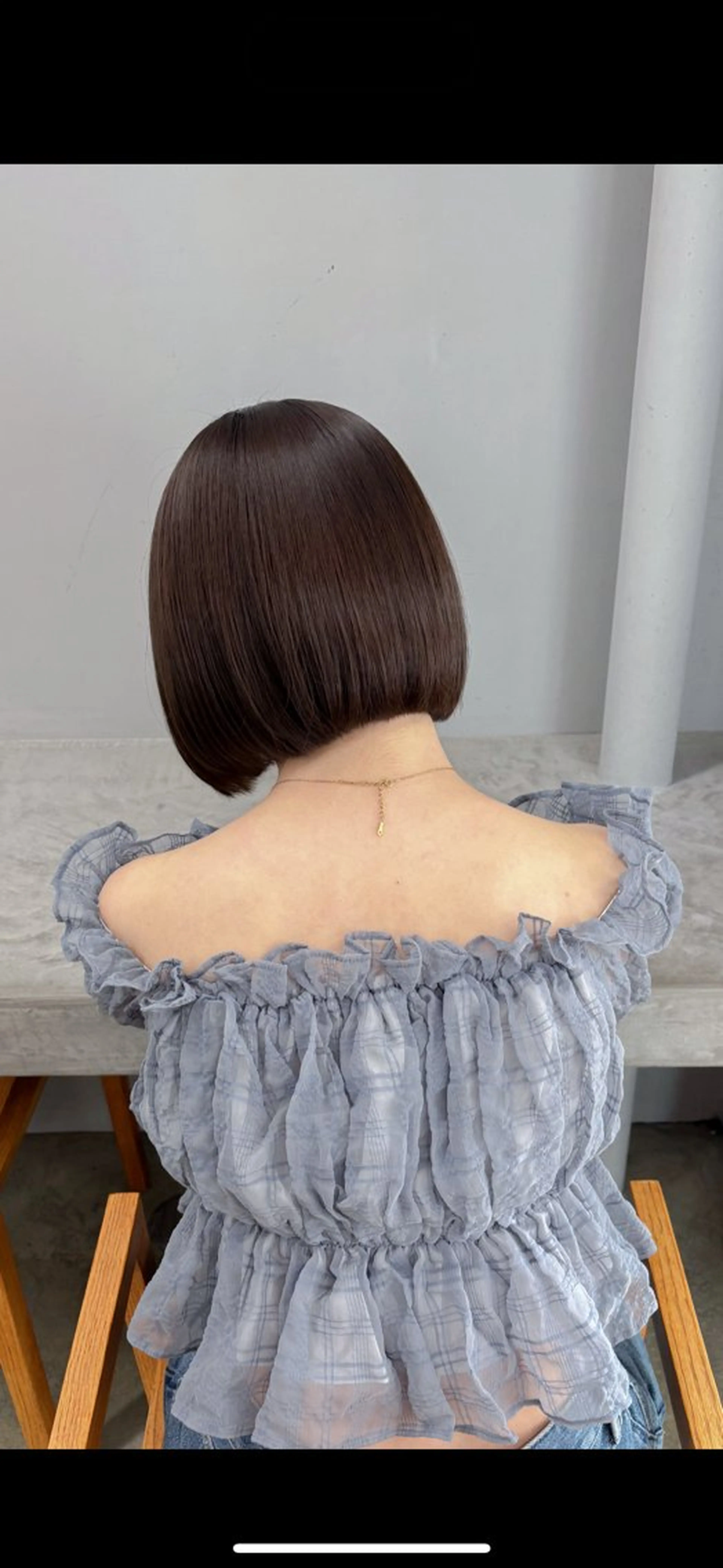 ショート カラー nude所属・𝐀𝐦𝐞𝐫𝐢 /透明感カラーのヘアスタイル