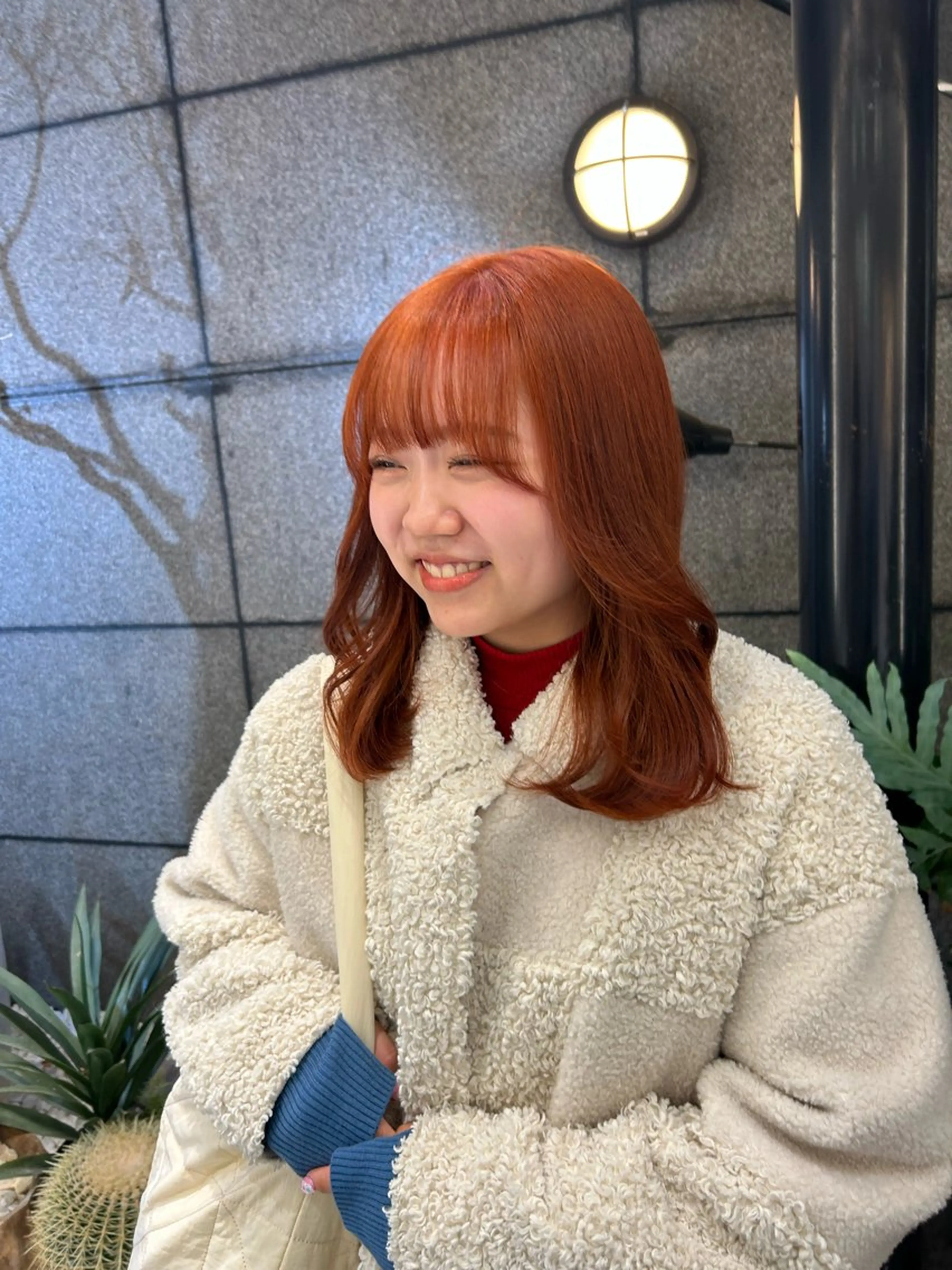 セミロング カラー ヘアカラー 🇰🇷韓国スタイル /束間まつげ🎀ミキのマツエク・マツパデザイン