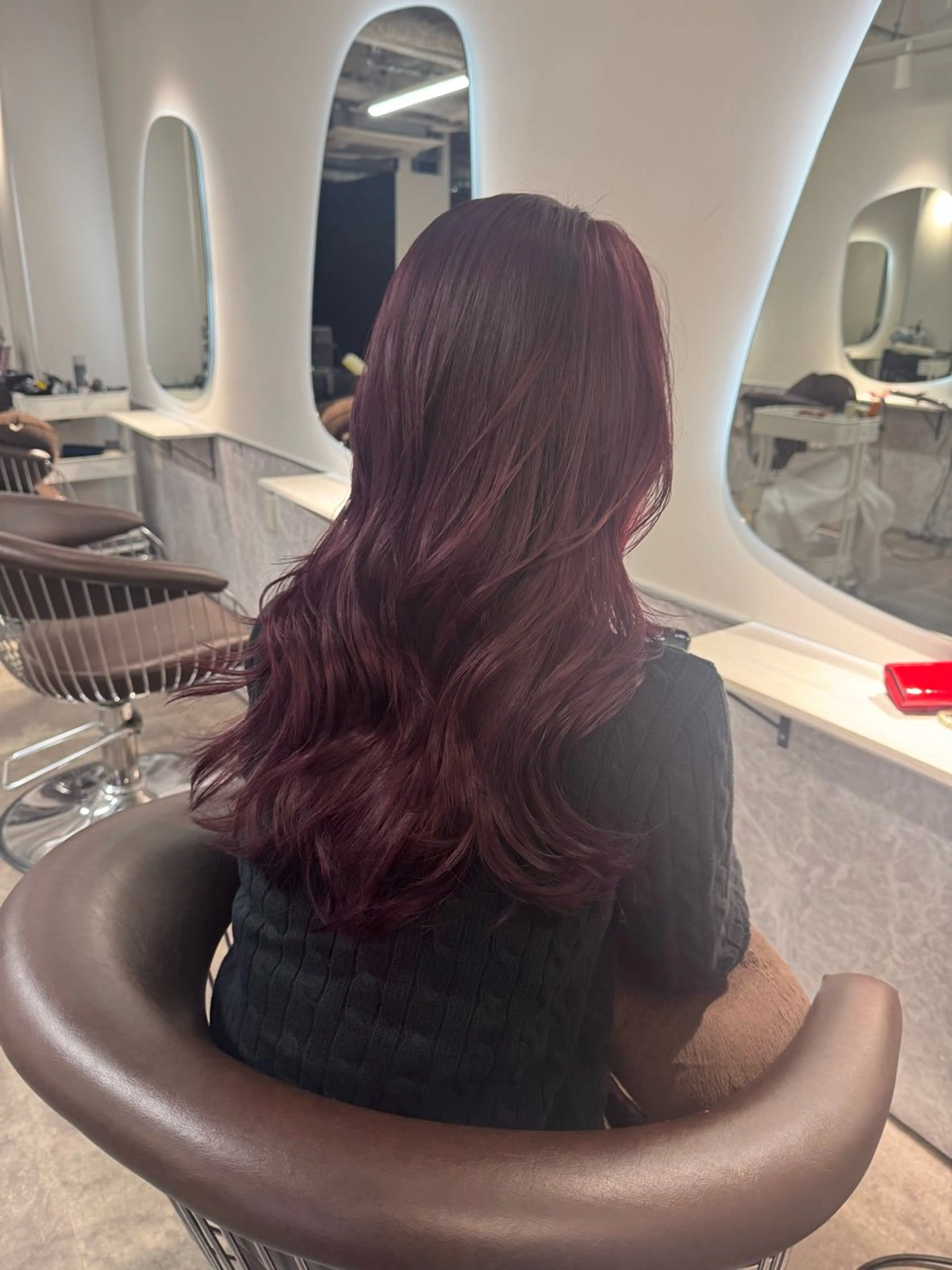 ロング カラー ヘアカラー トリートメント 透明感カラー🫧/ ゆうなのヘアスタイル