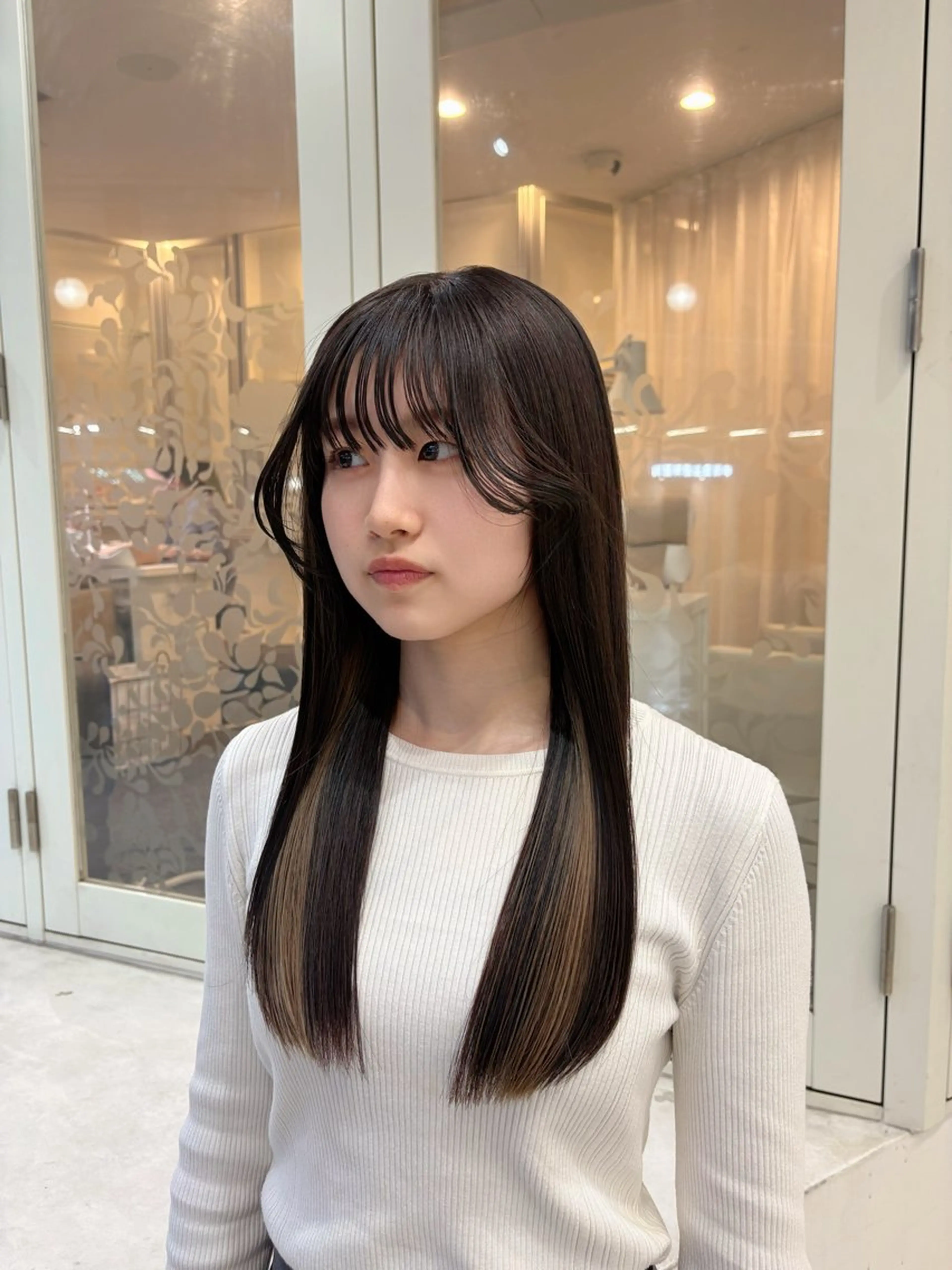 ロング カラー インナーカラー レイヤーカット /ゆうのヘアスタイル