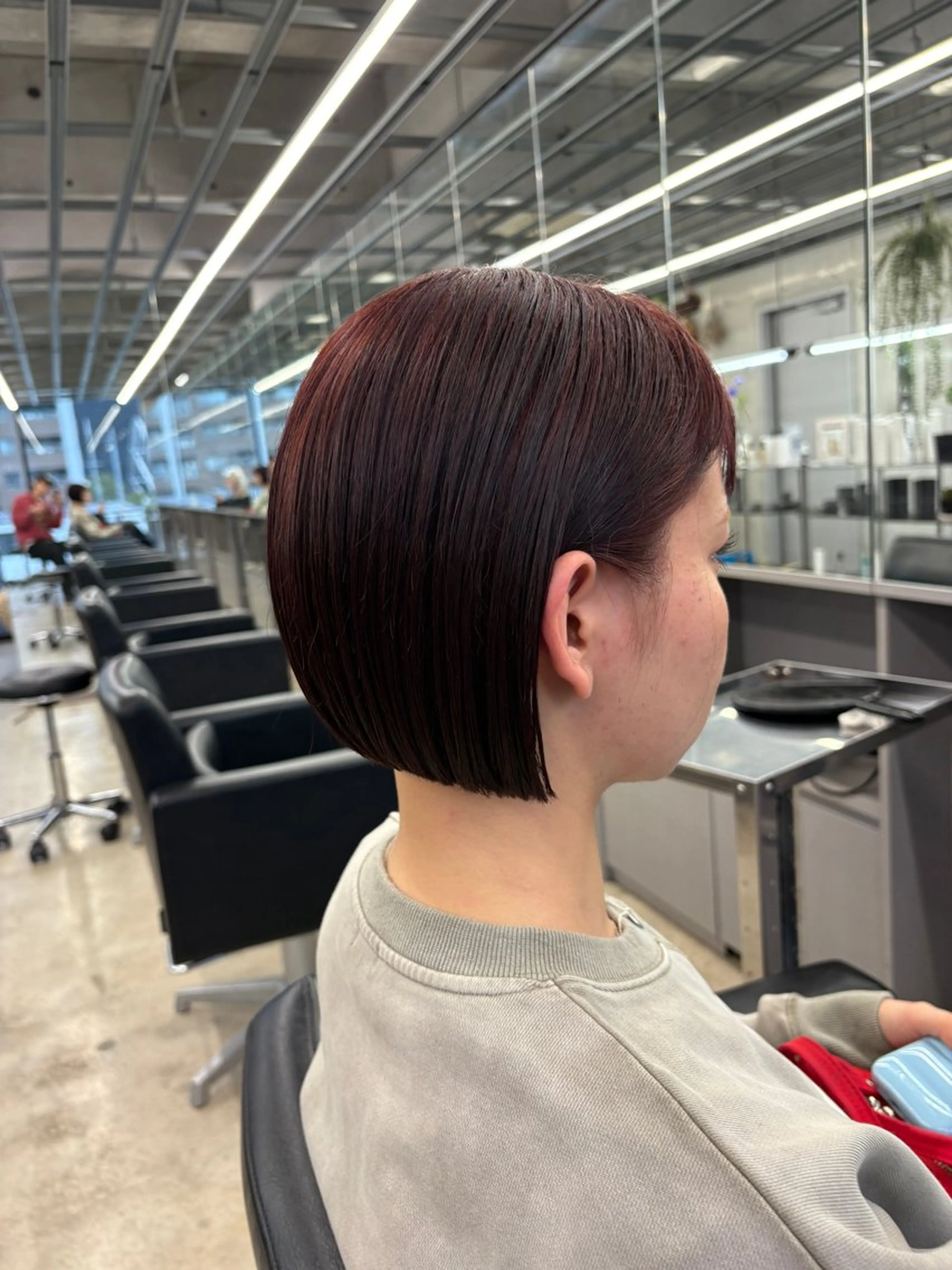 ショート フジイ トワのヘアスタイル