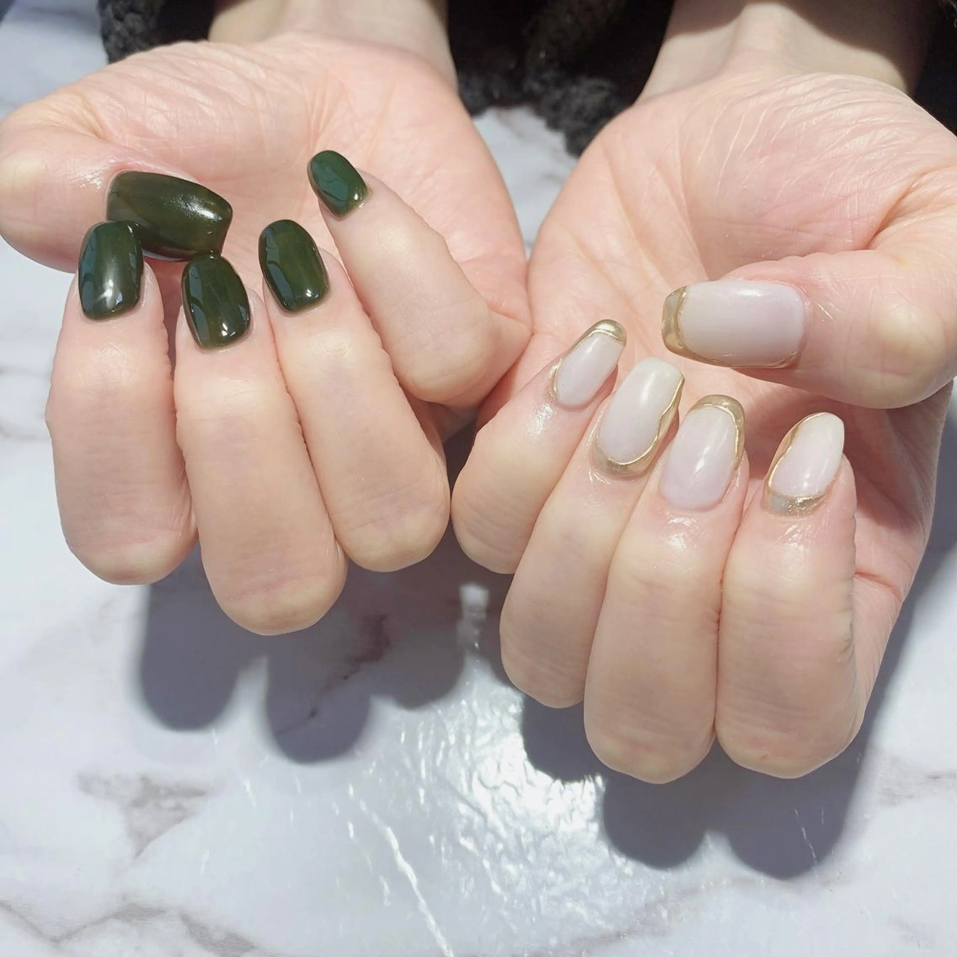 ネイル ニュアンスネイル Ally's Nailのネイルデザイン